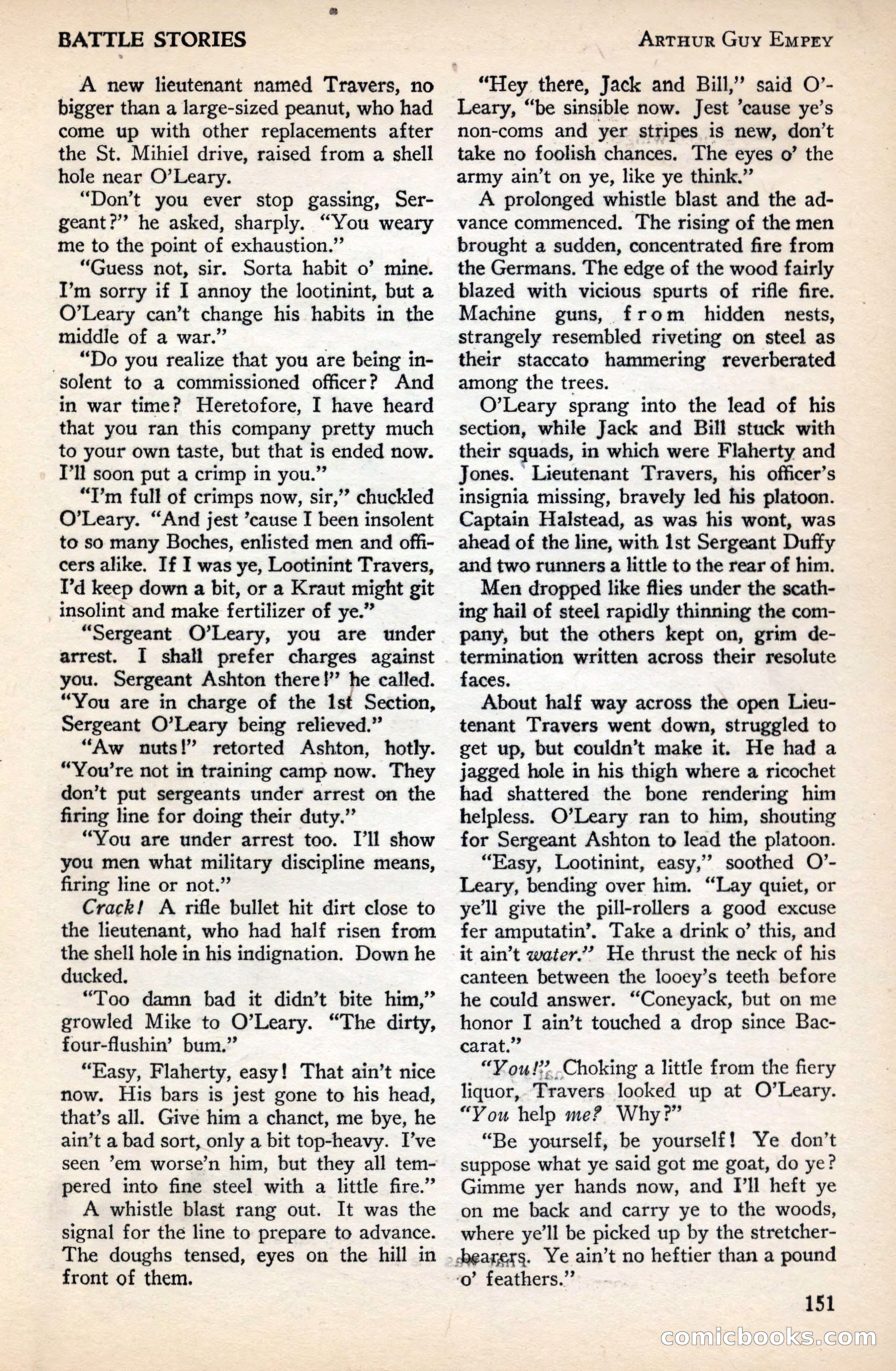 Battle Stories, December 1930 — page 151 of 188