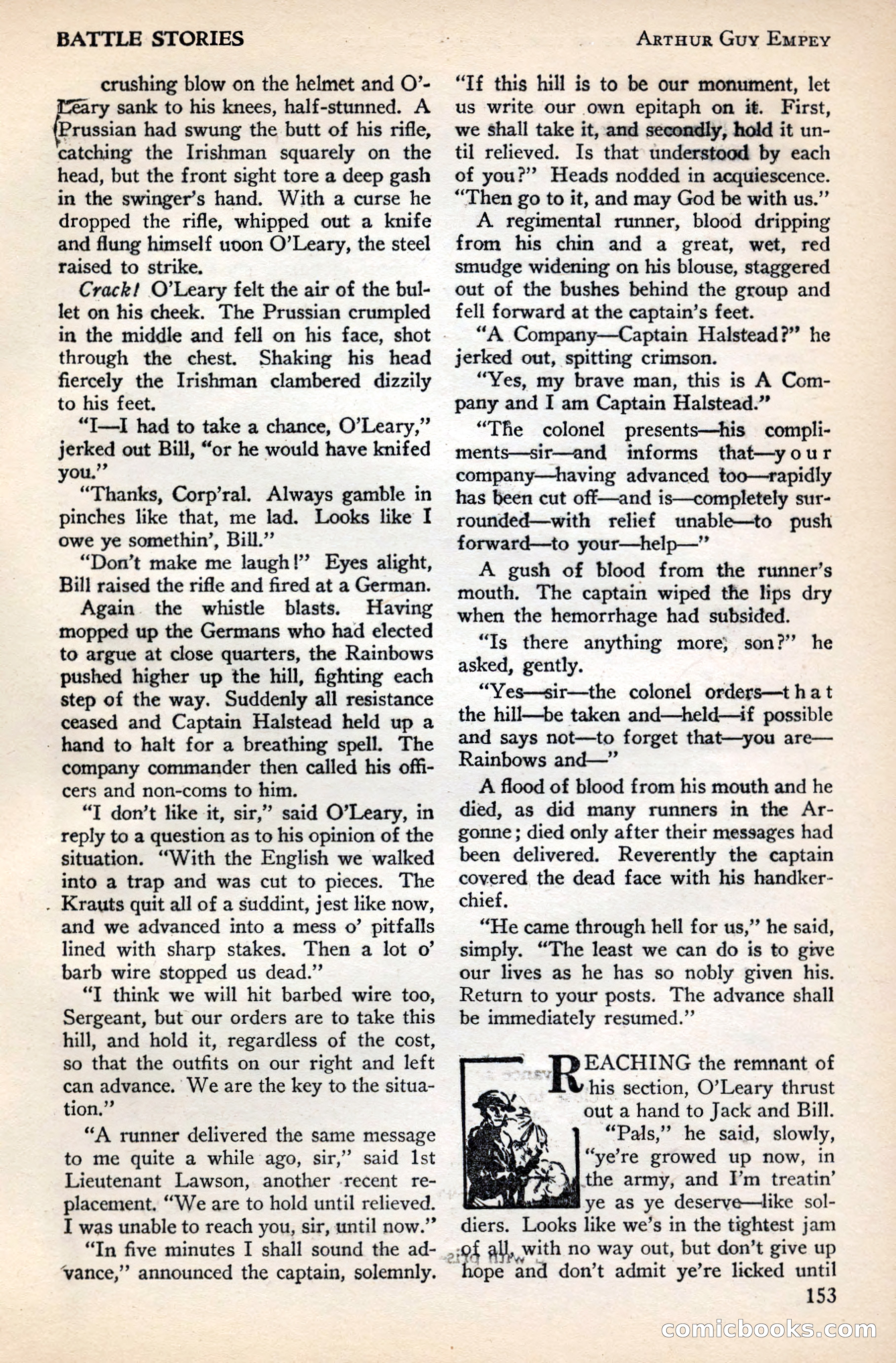 Battle Stories, December 1930 — page 153 of 188