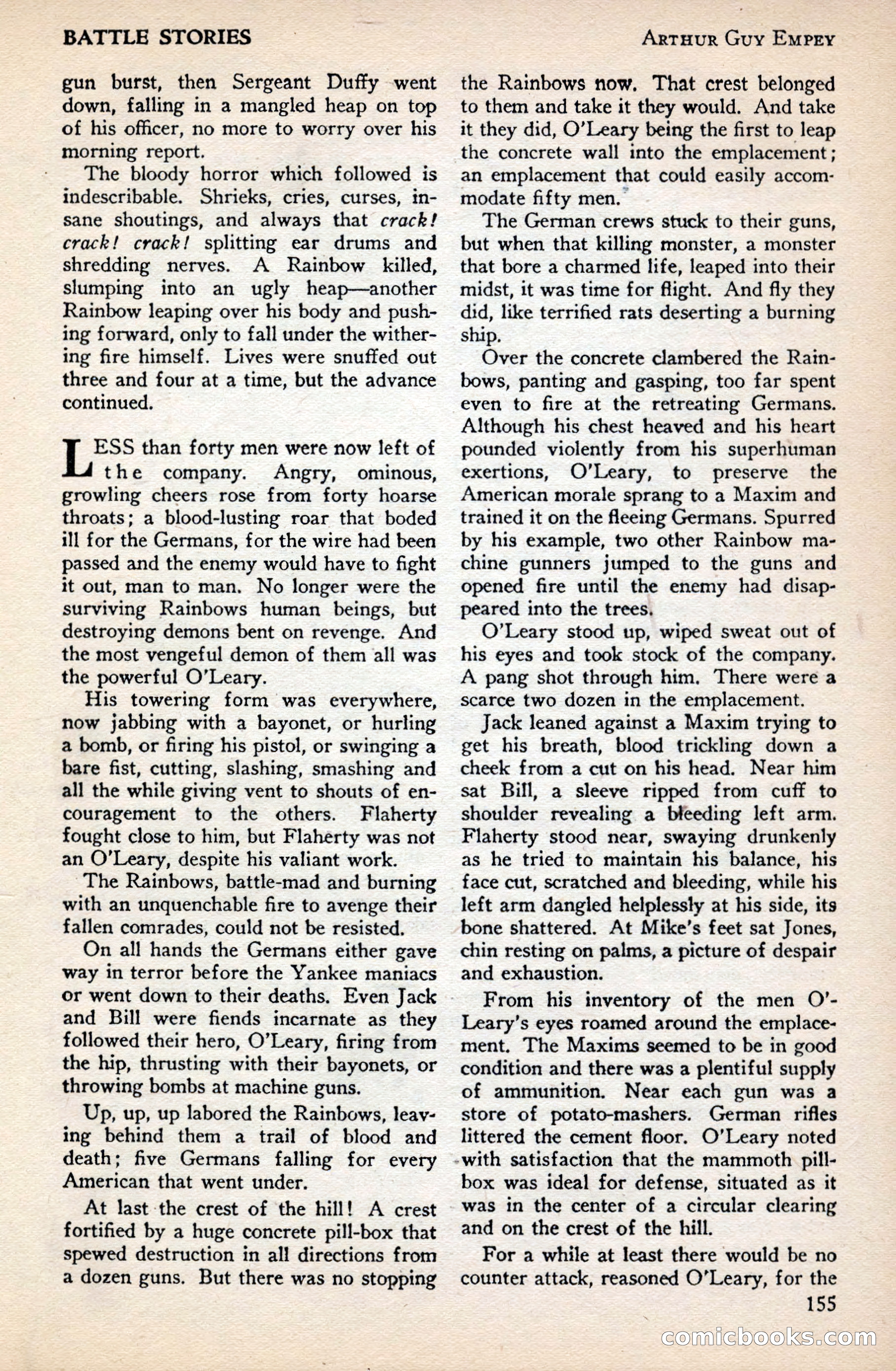Battle Stories, December 1930 — page 155 of 188