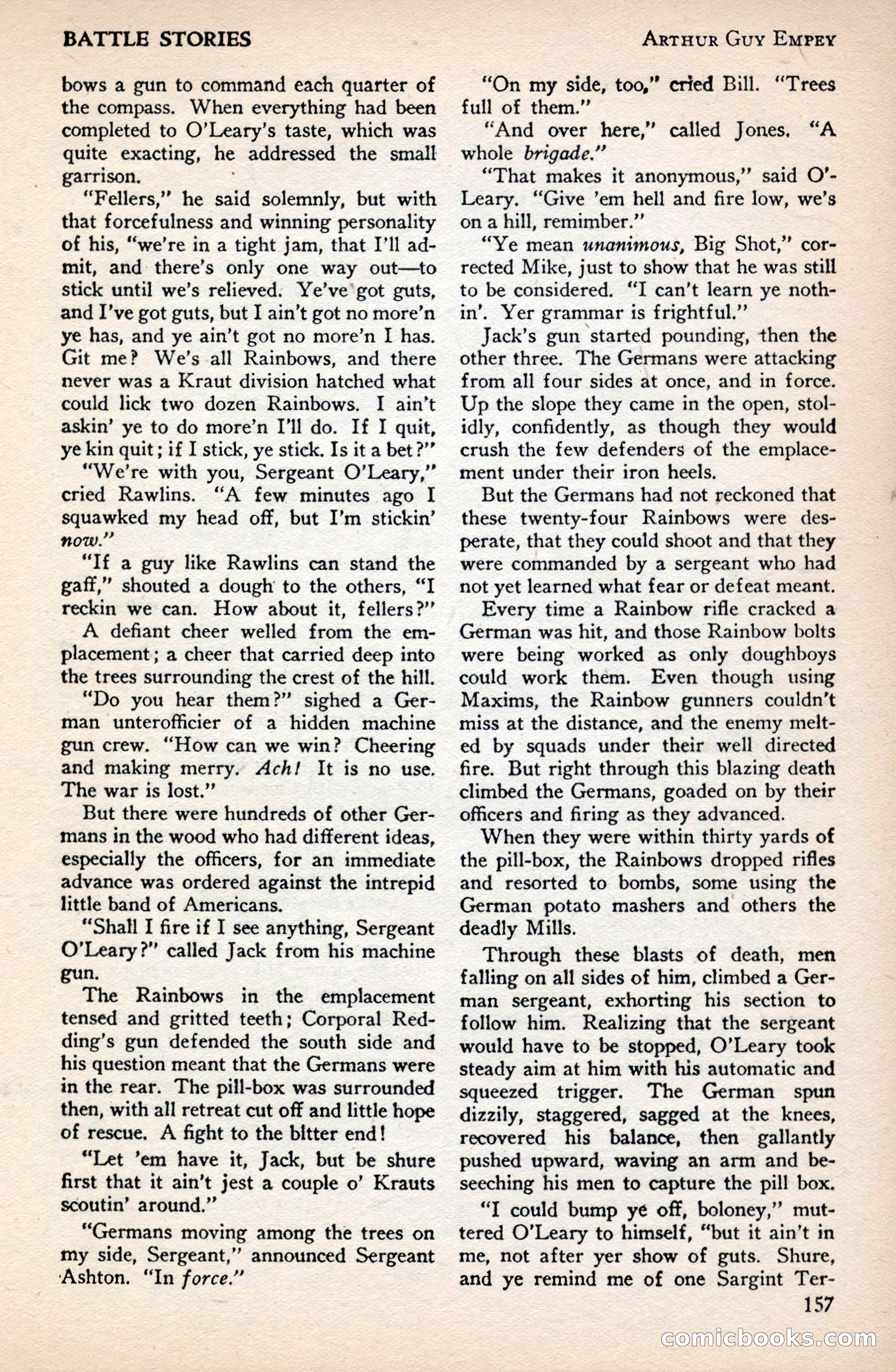 Battle Stories, December 1930 — page 157 of 188