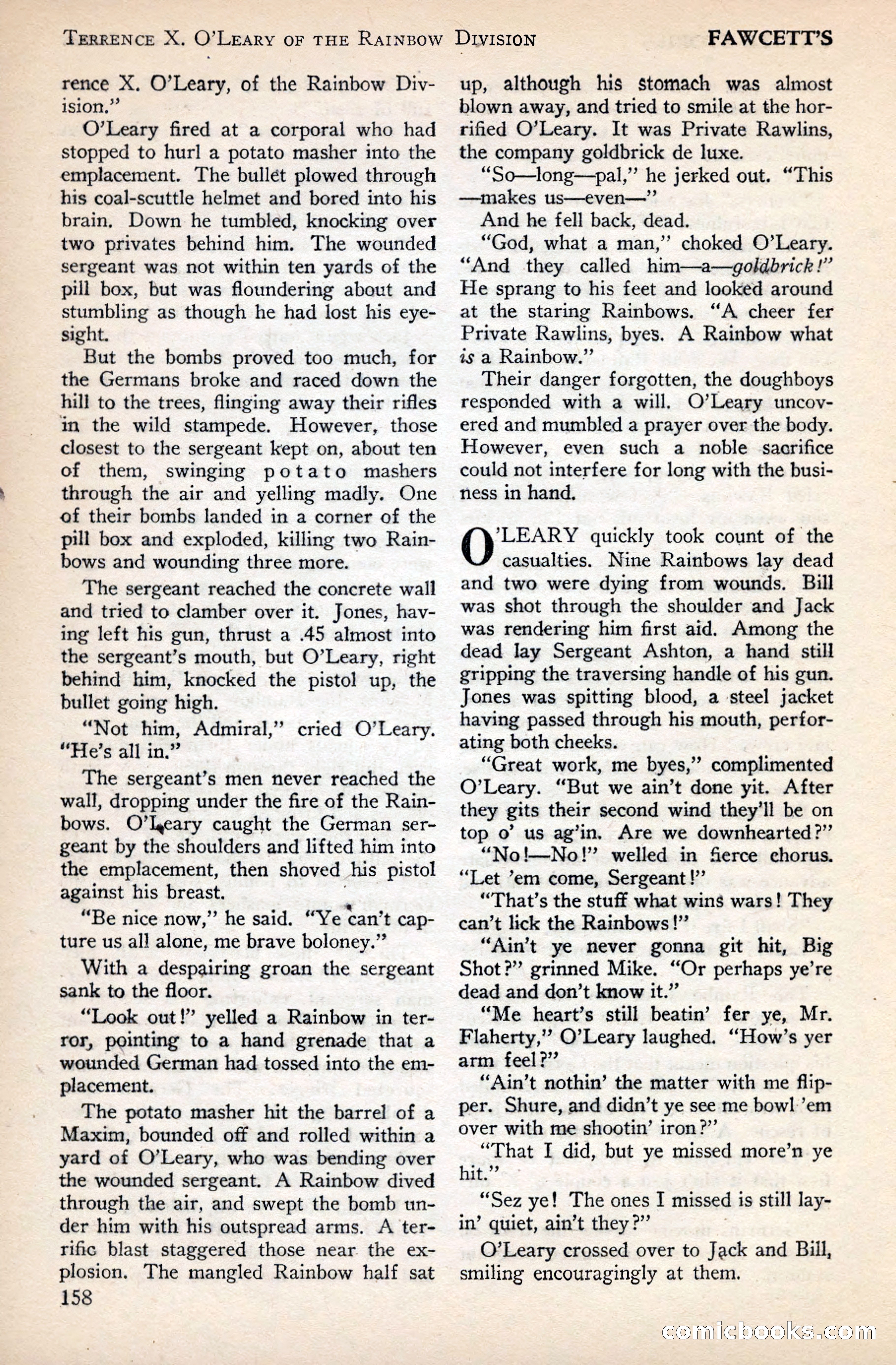 Battle Stories, December 1930 — page 158 of 188