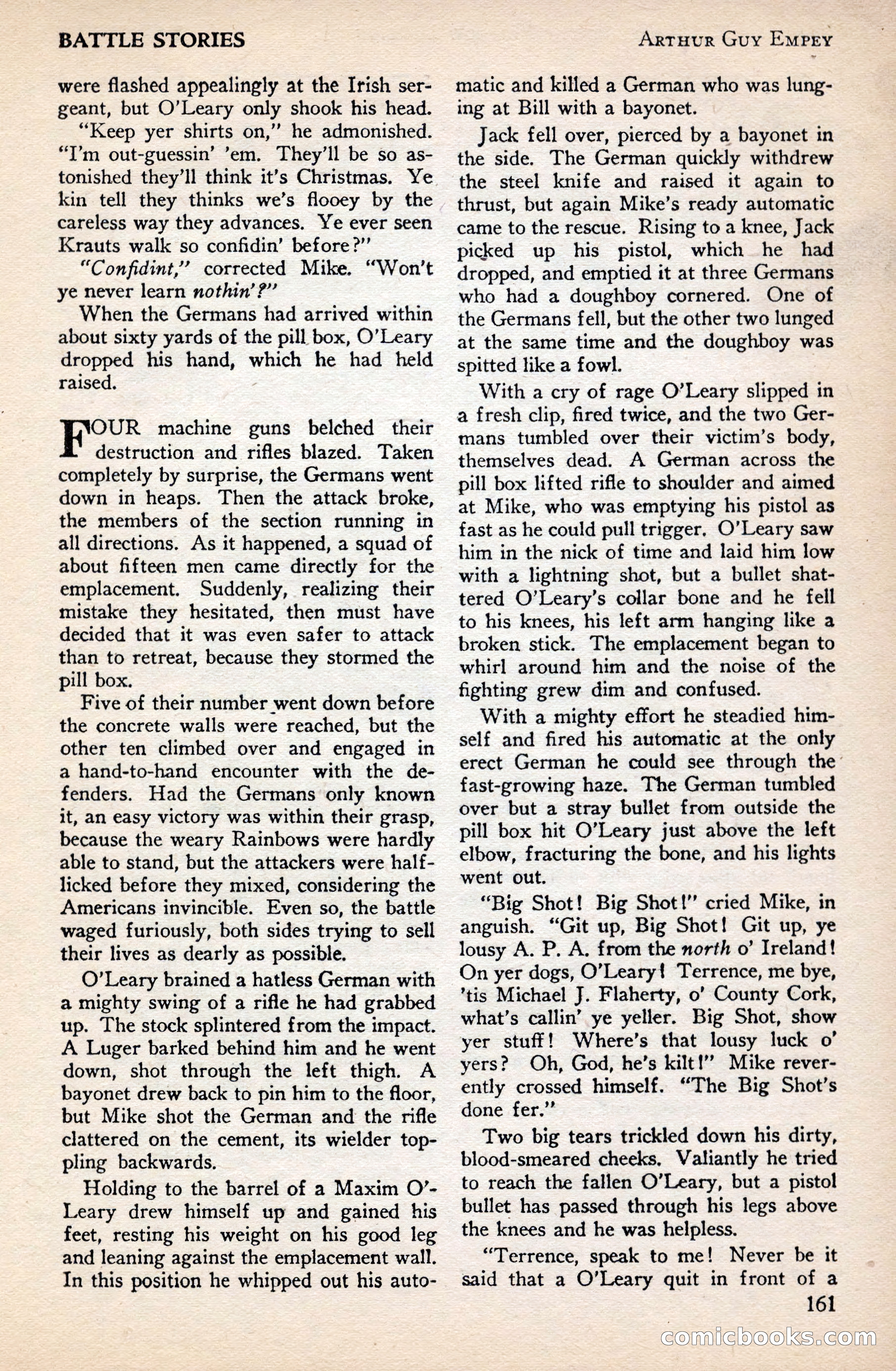 Battle Stories, December 1930 — page 161 of 188