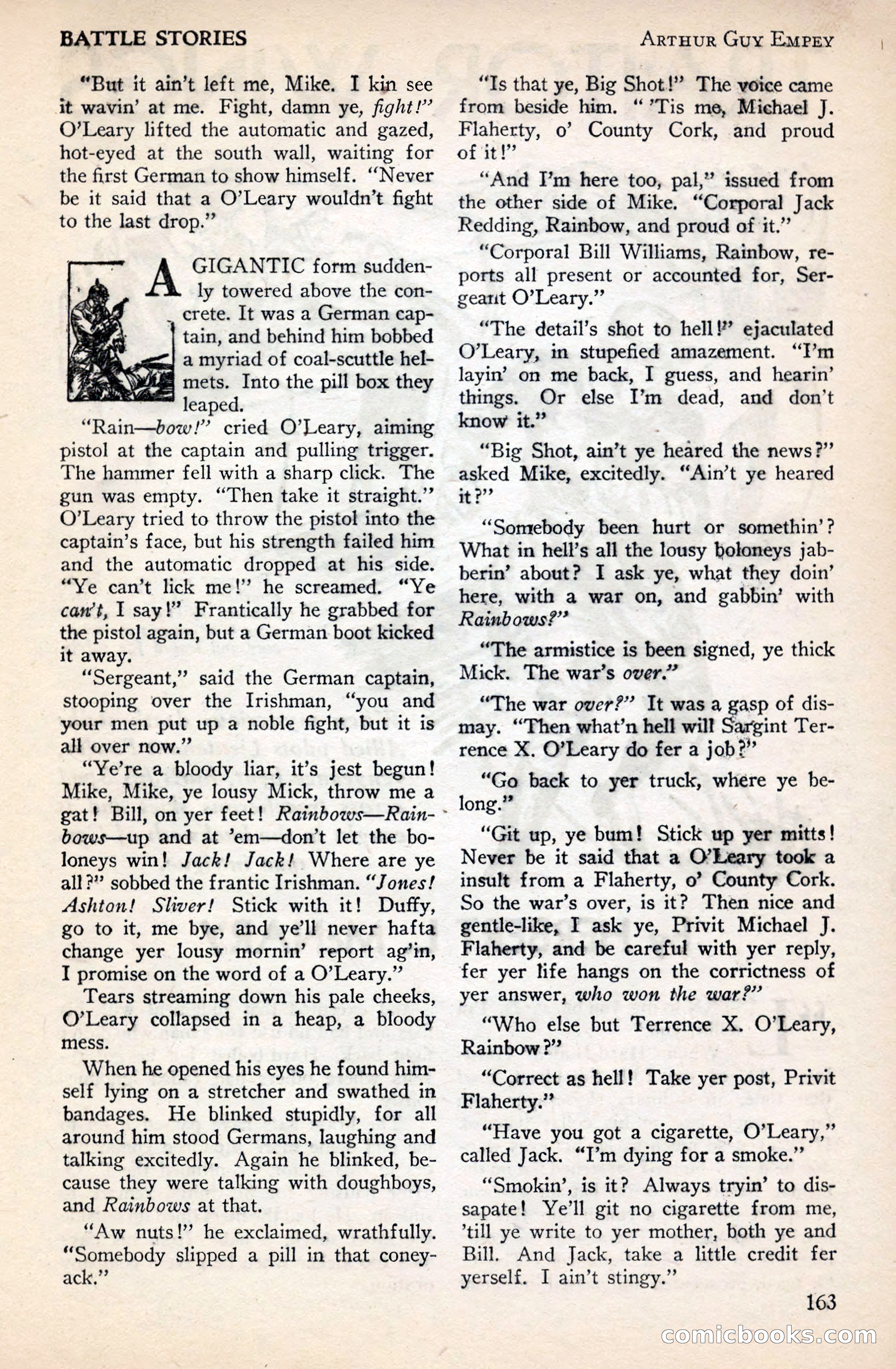Battle Stories, December 1930 — page 163 of 188