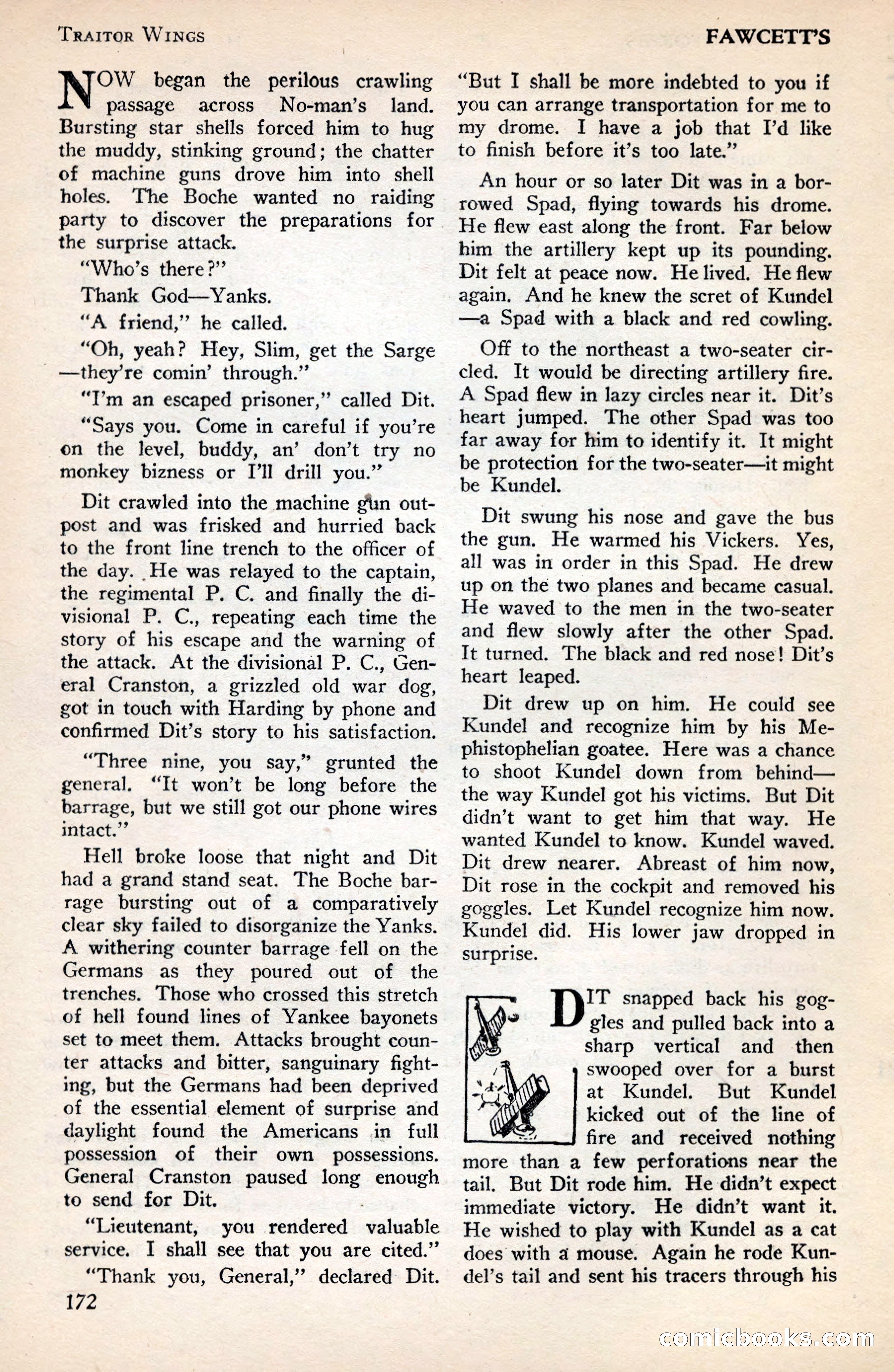 Battle Stories, December 1930 — page 172 of 188