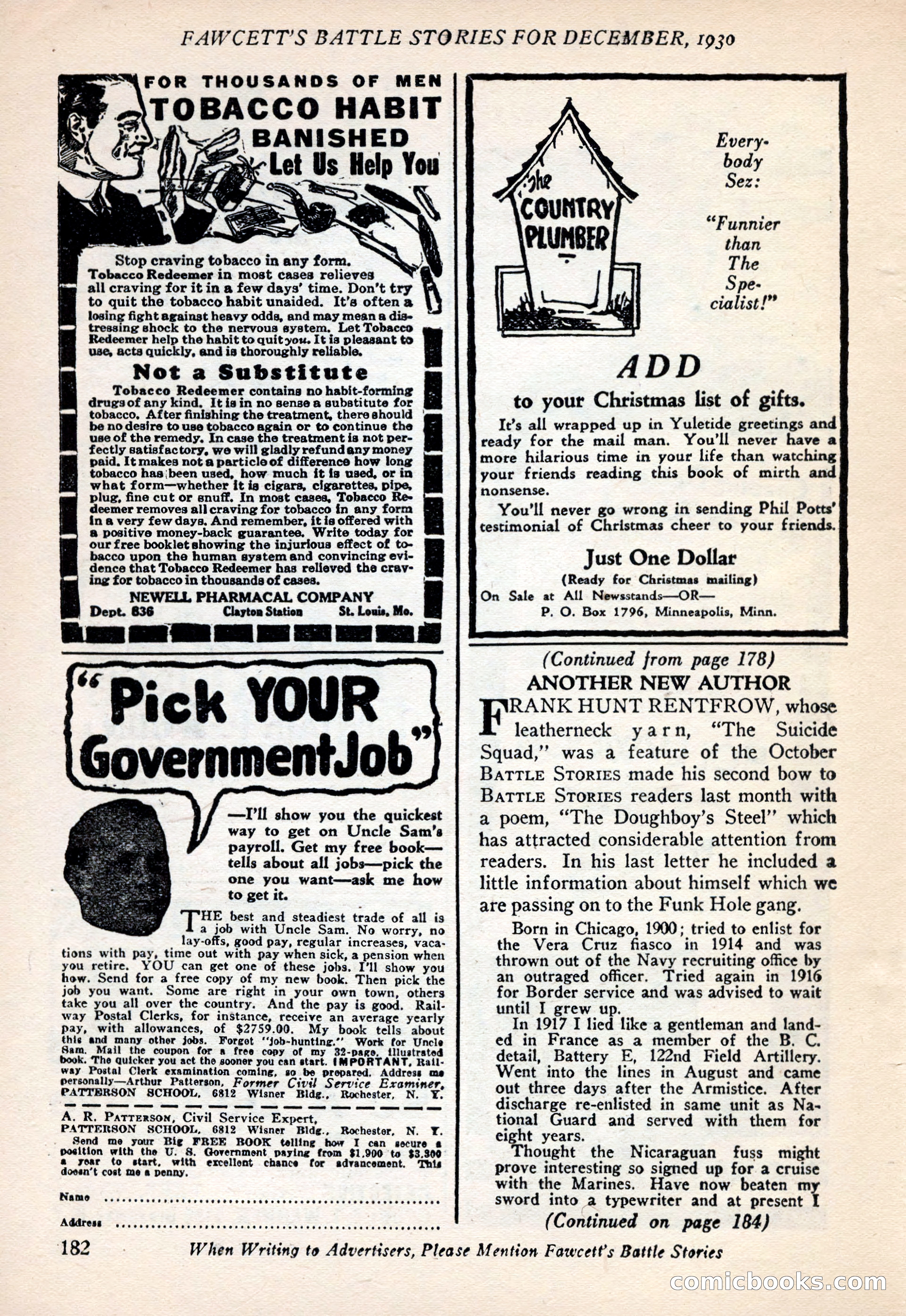 Battle Stories, December 1930 — page 182 of 188