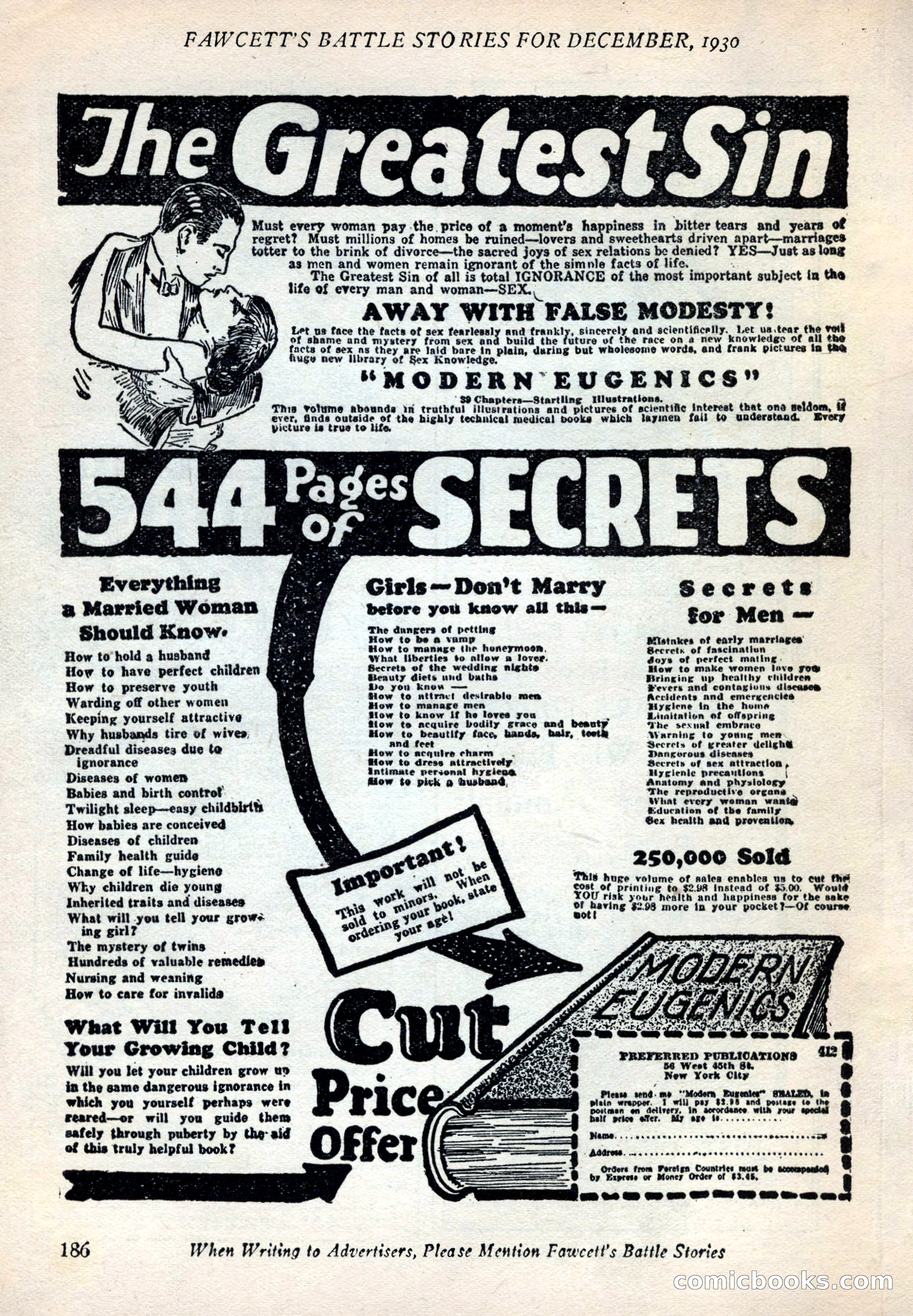 Battle Stories, December 1930 — page 186 of 188