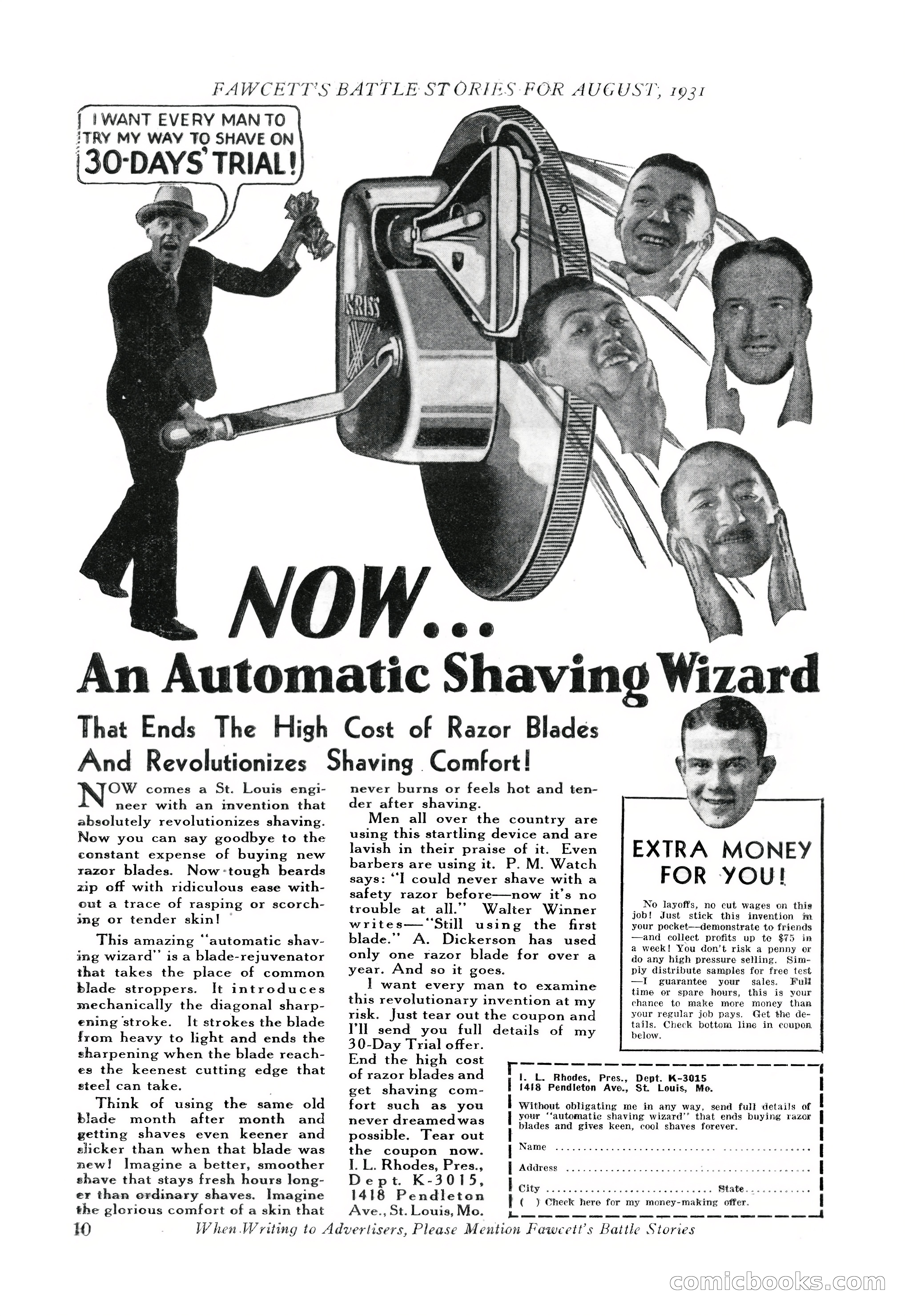 Battle Stories, August 1931 — page 10 of 164