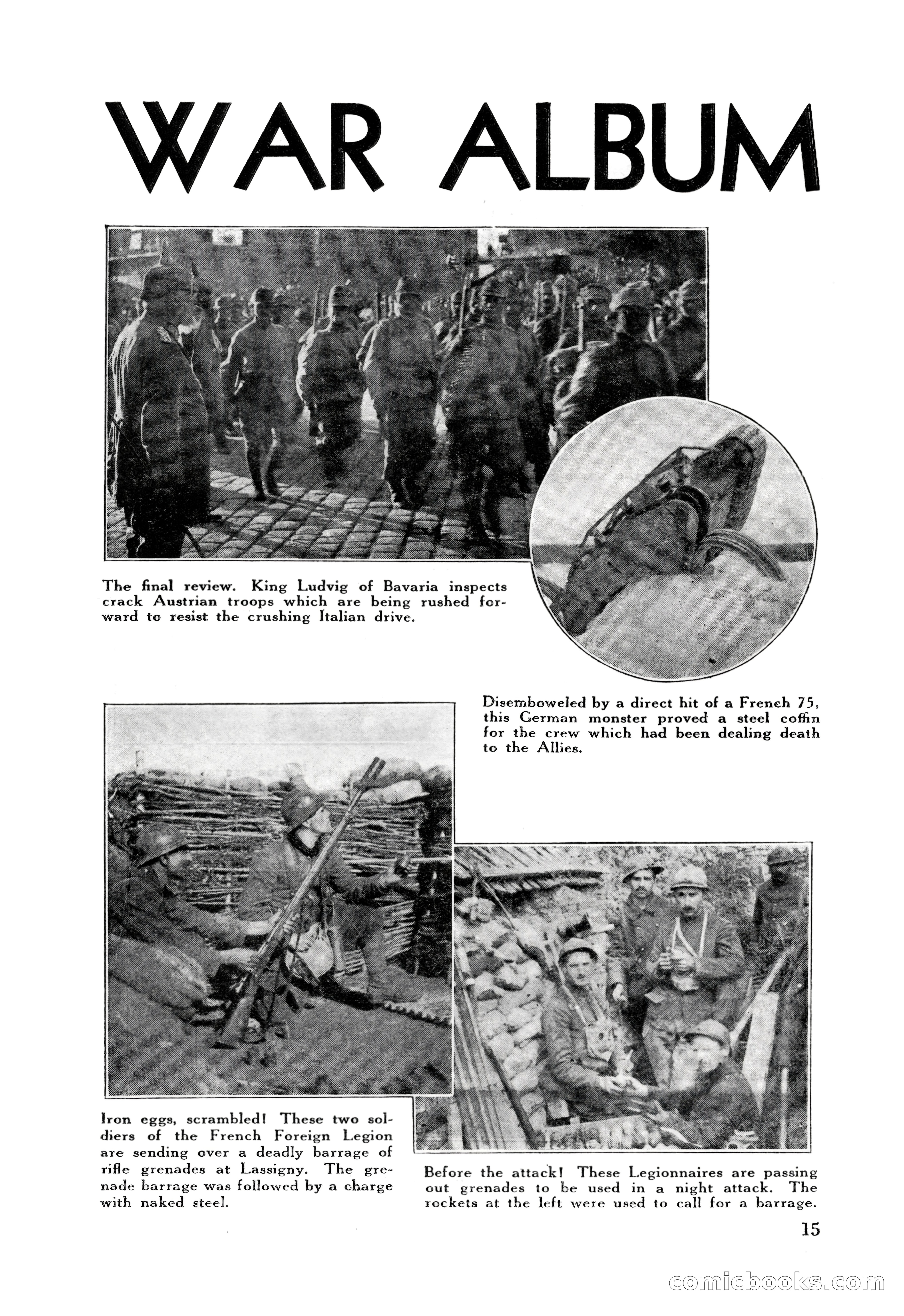 Battle Stories, August 1931 — page 15 of 164