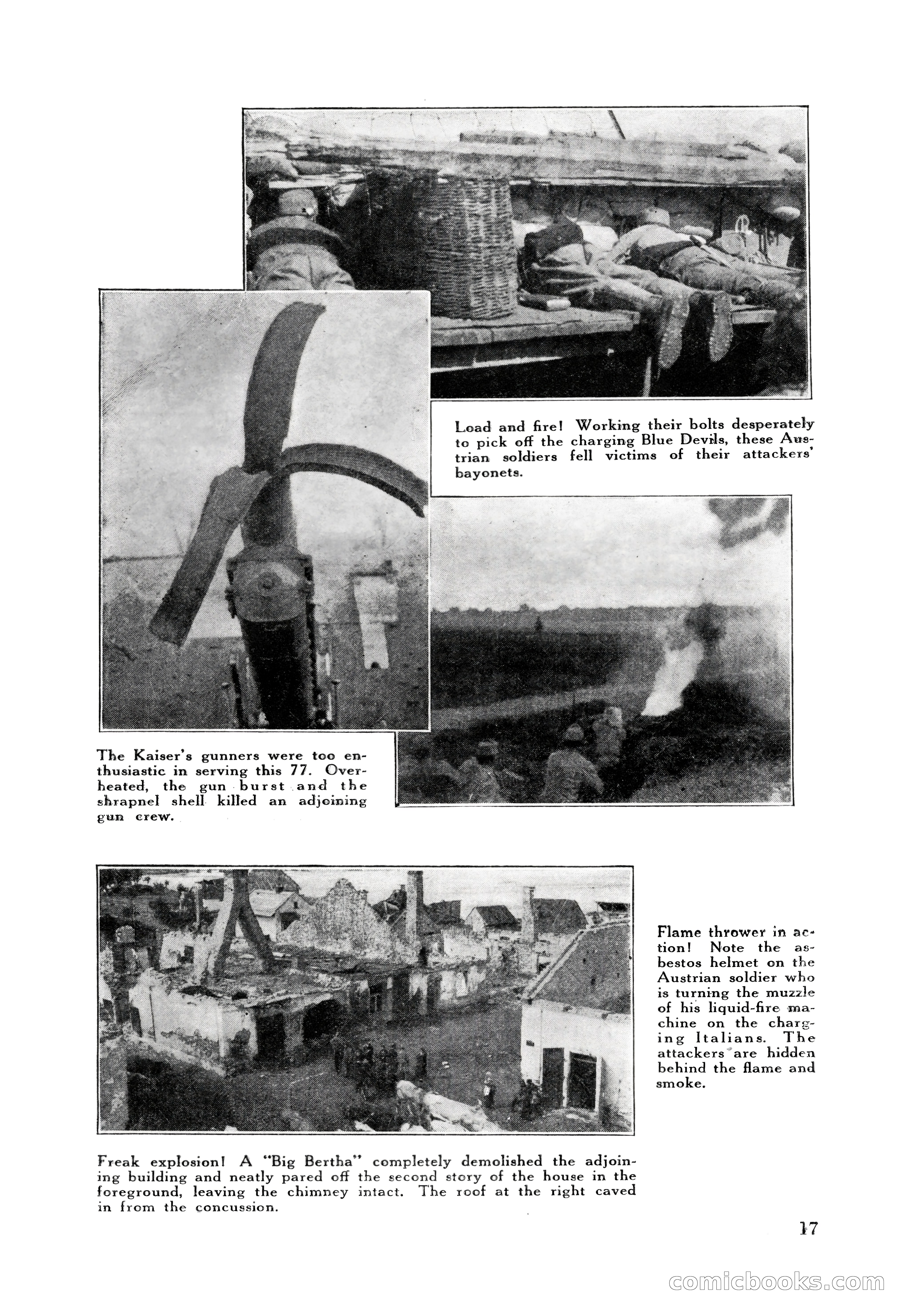 Battle Stories, August 1931 — page 17 of 164