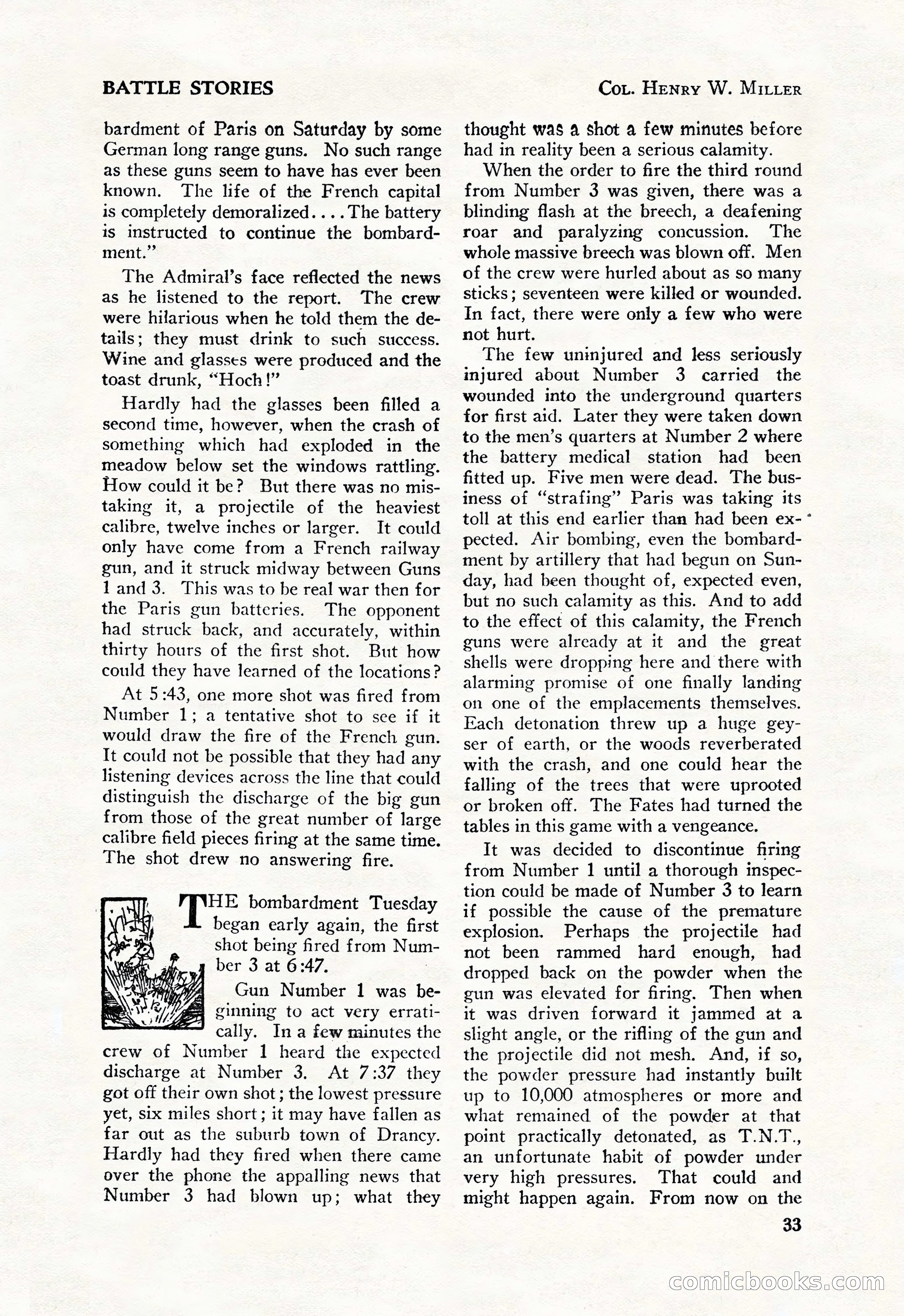 Battle Stories, August 1931 — page 33 of 164