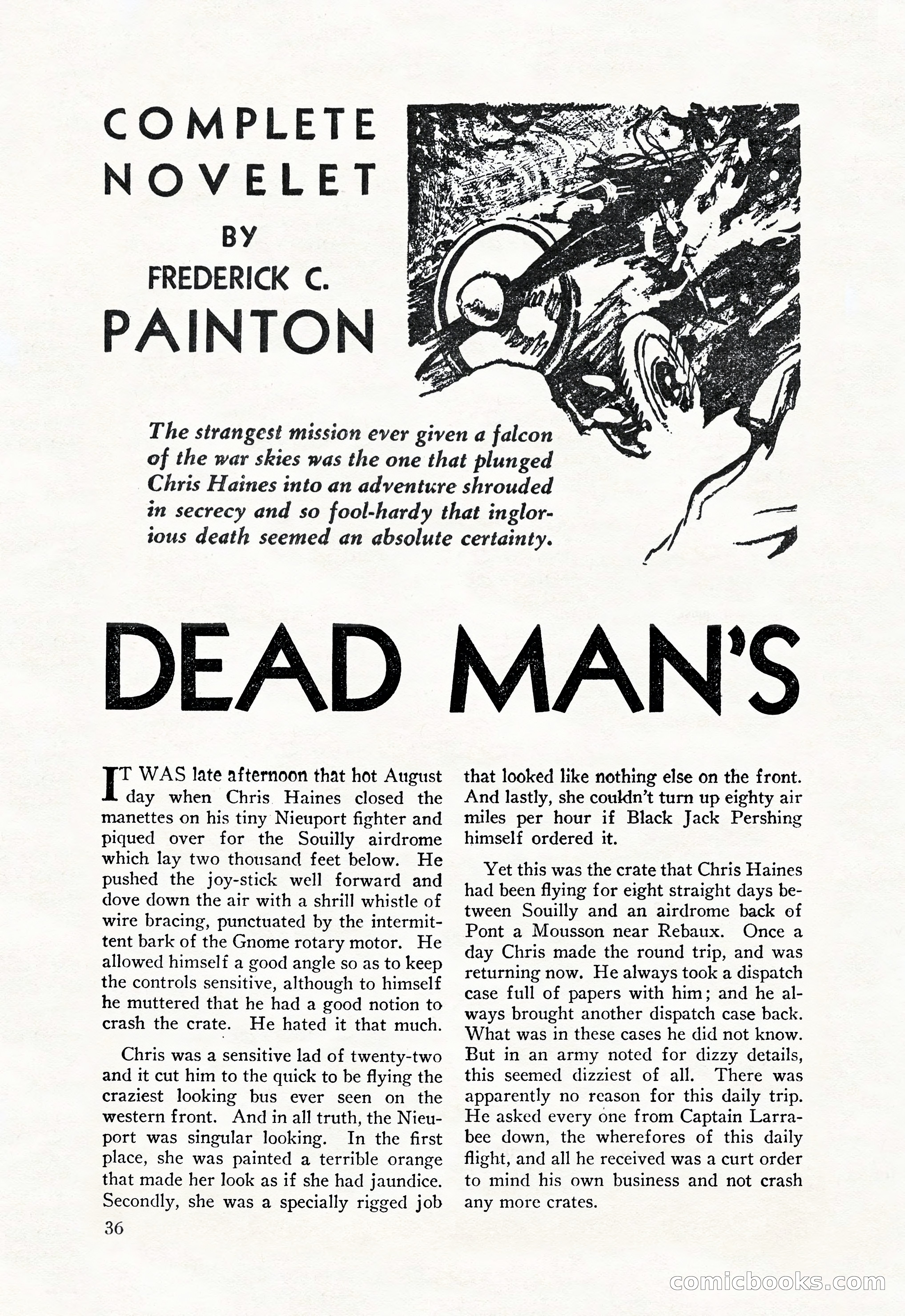 Battle Stories, August 1931 — page 36 of 164