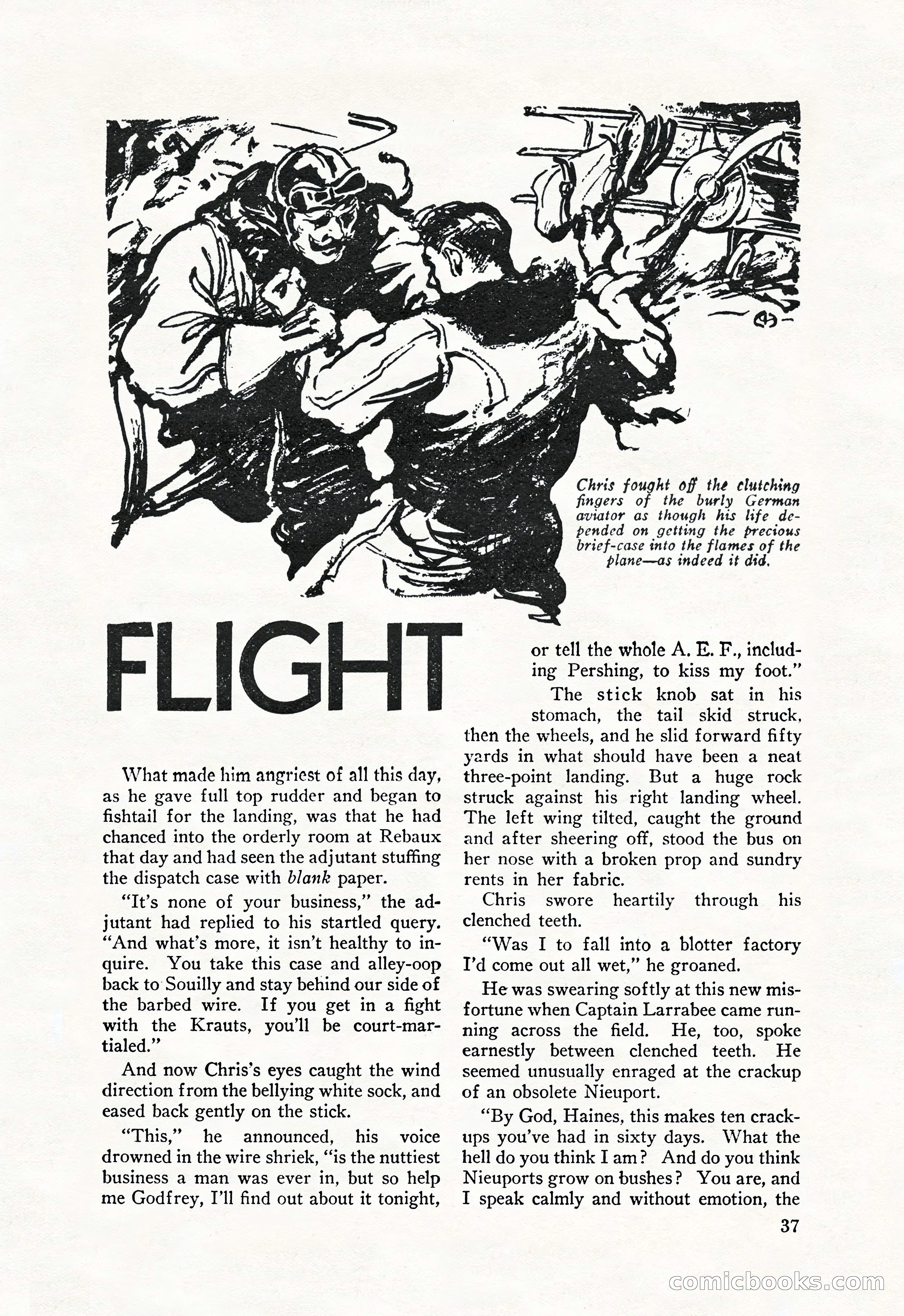Battle Stories, August 1931 — page 37 of 164