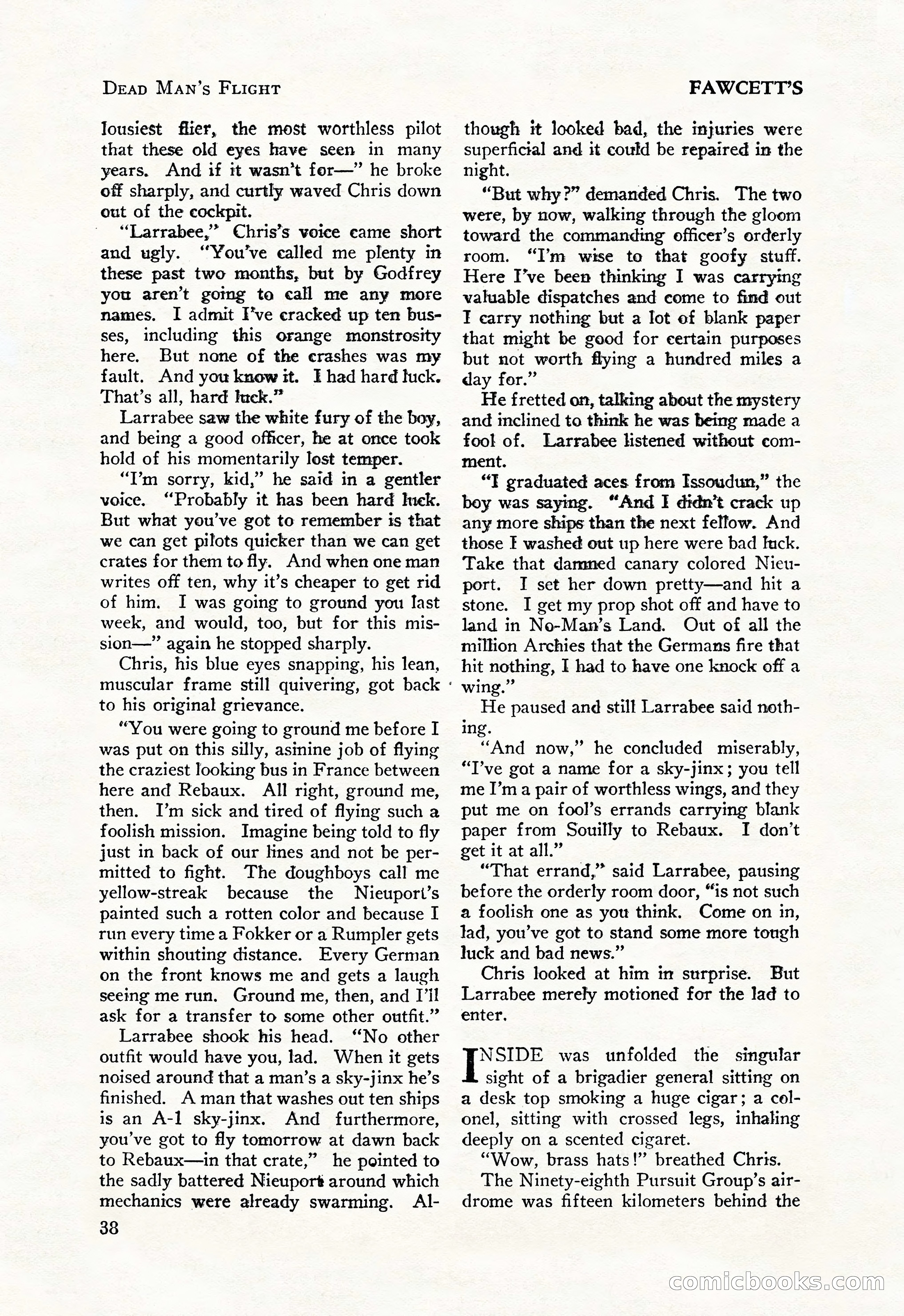 Battle Stories, August 1931 — page 38 of 164