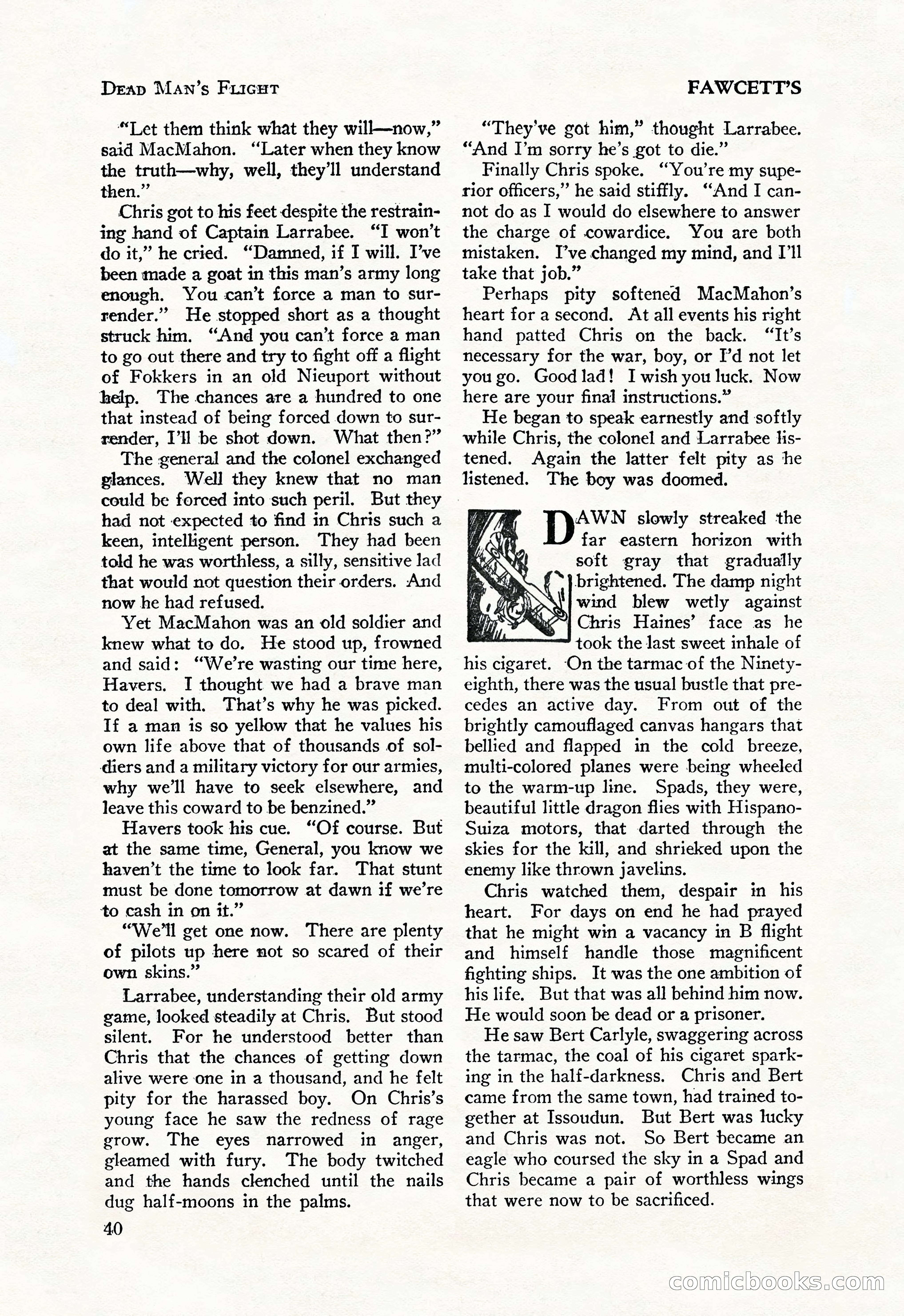 Battle Stories, August 1931 — page 40 of 164