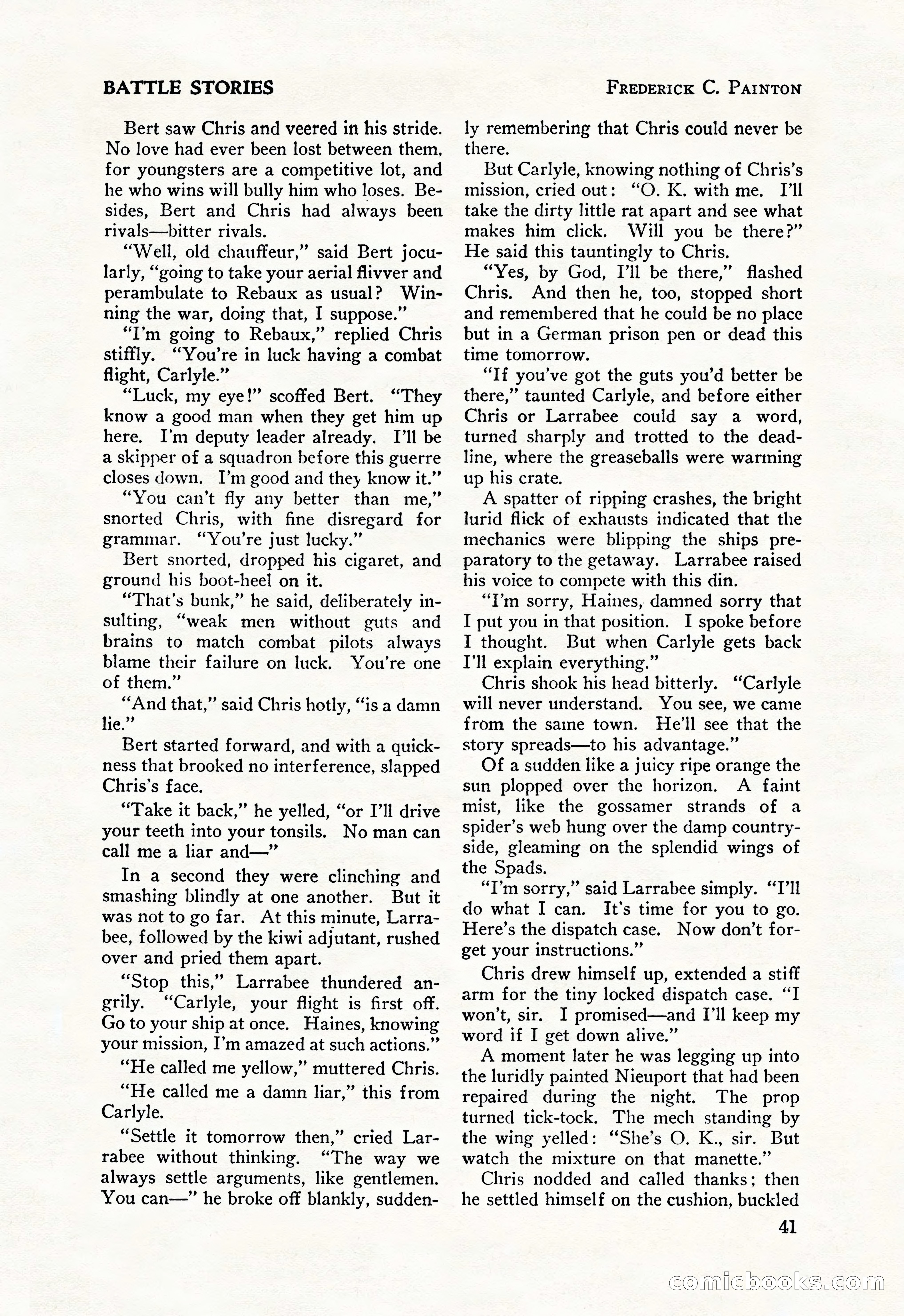 Battle Stories, August 1931 — page 41 of 164