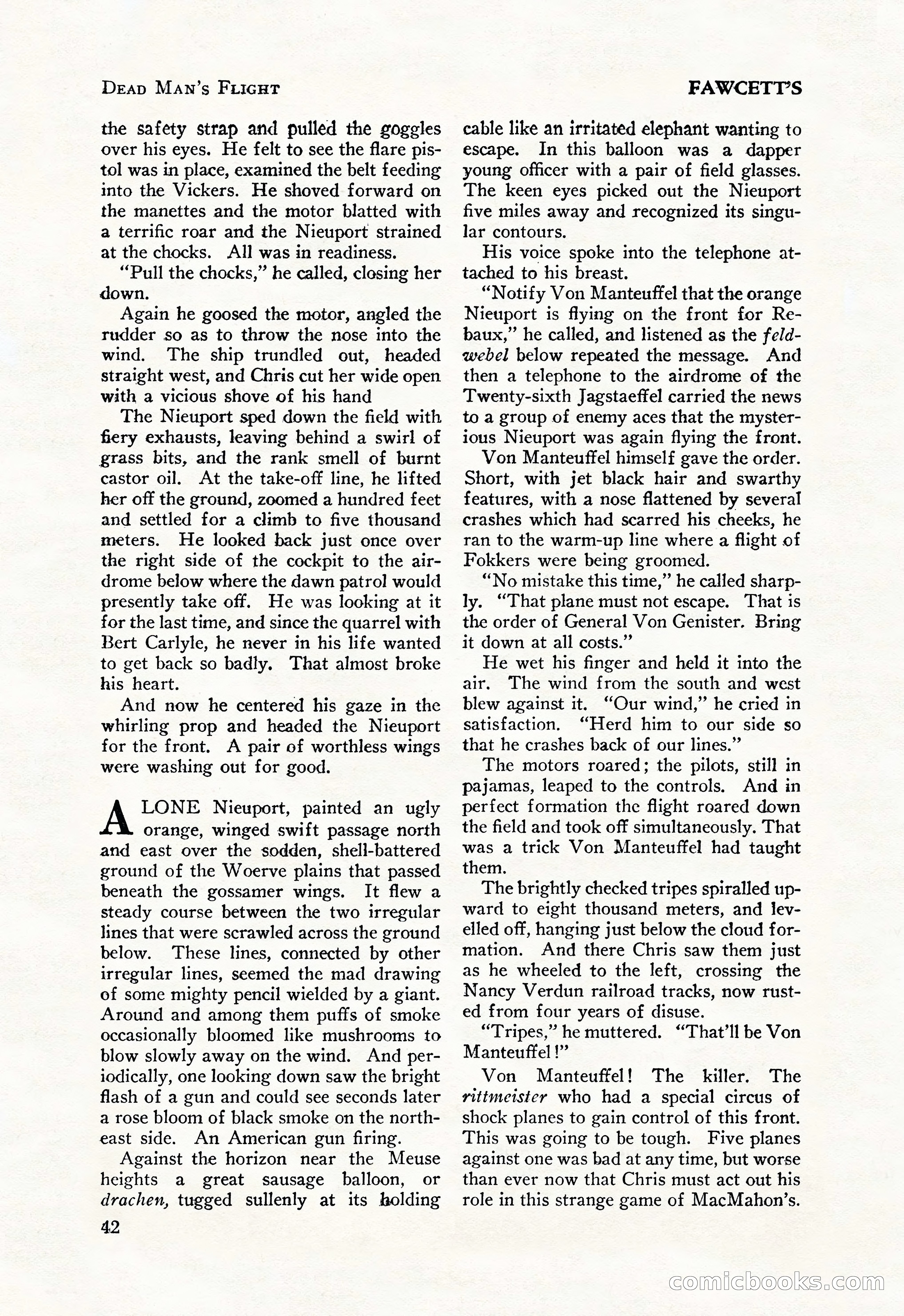 Battle Stories, August 1931 — page 42 of 164