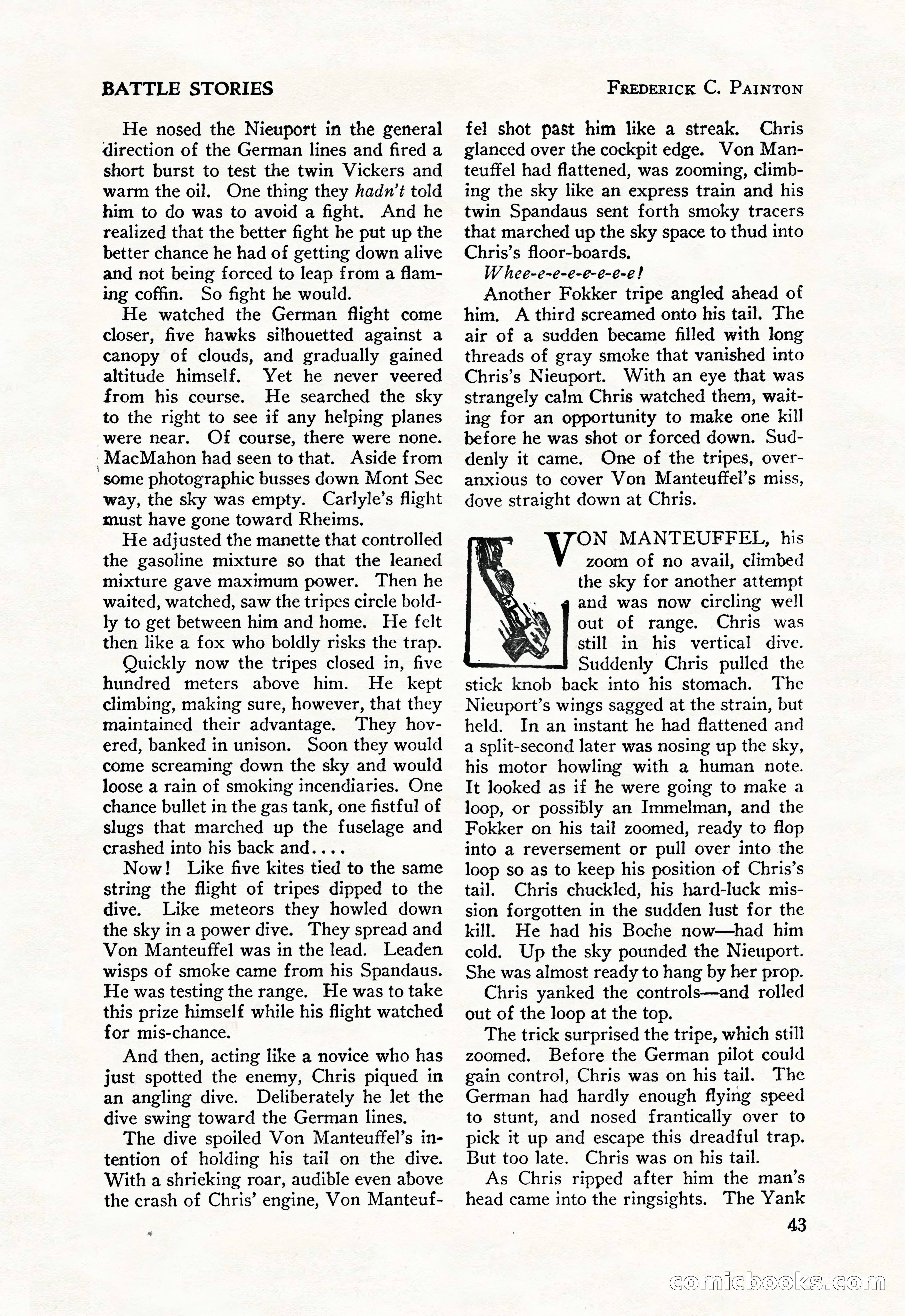 Battle Stories, August 1931 — page 43 of 164