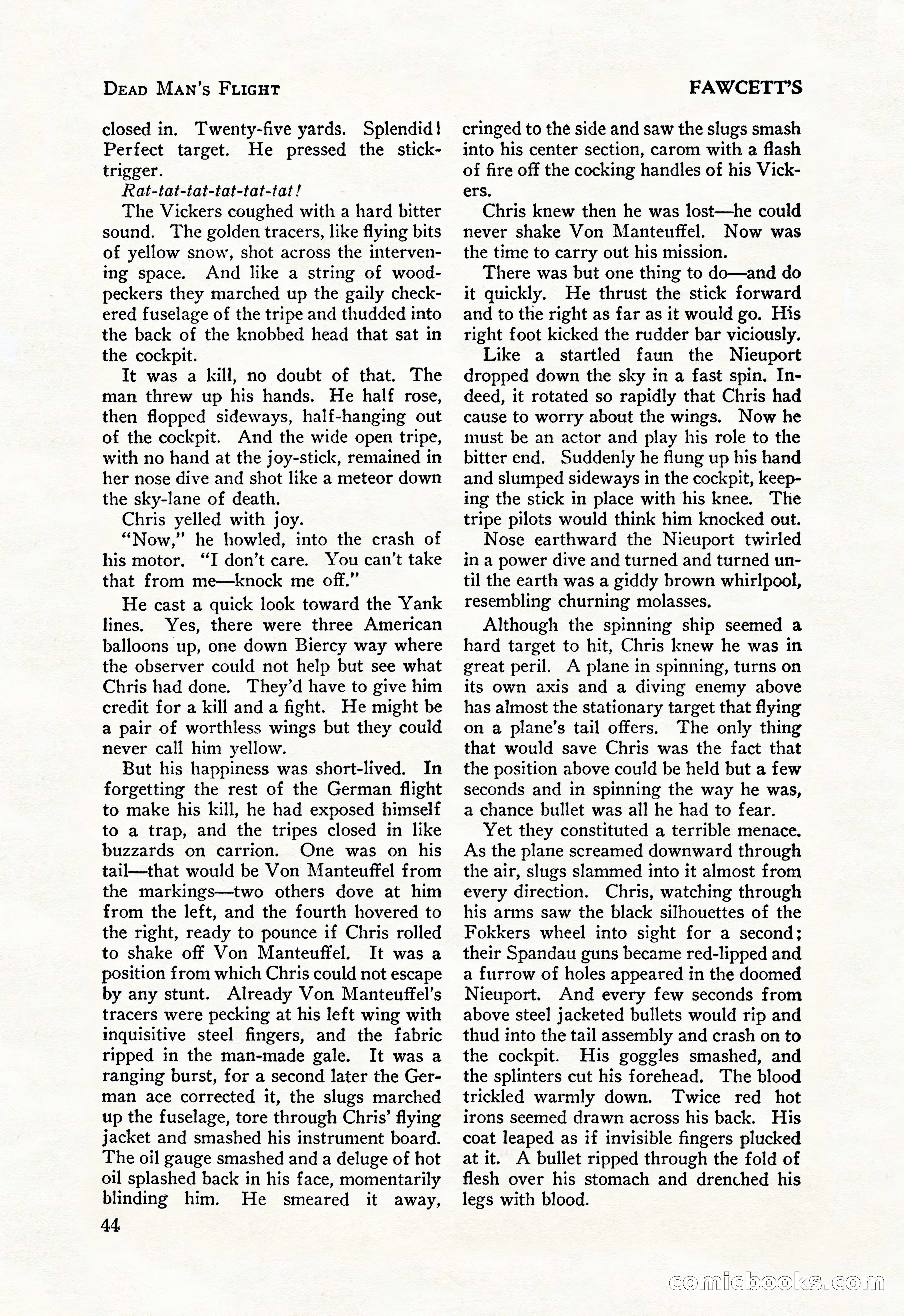 Battle Stories, August 1931 — page 44 of 164