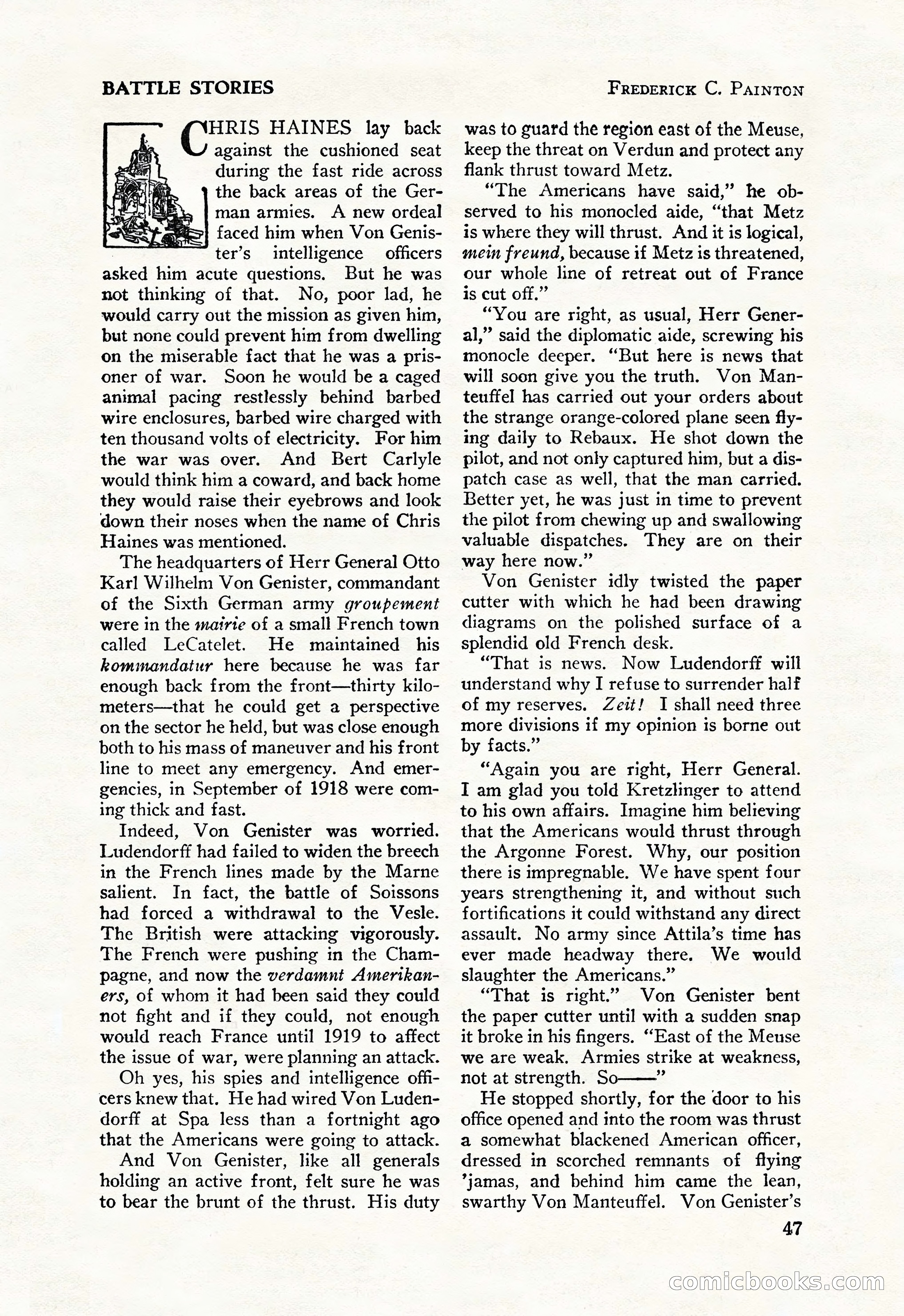 Battle Stories, August 1931 — page 47 of 164