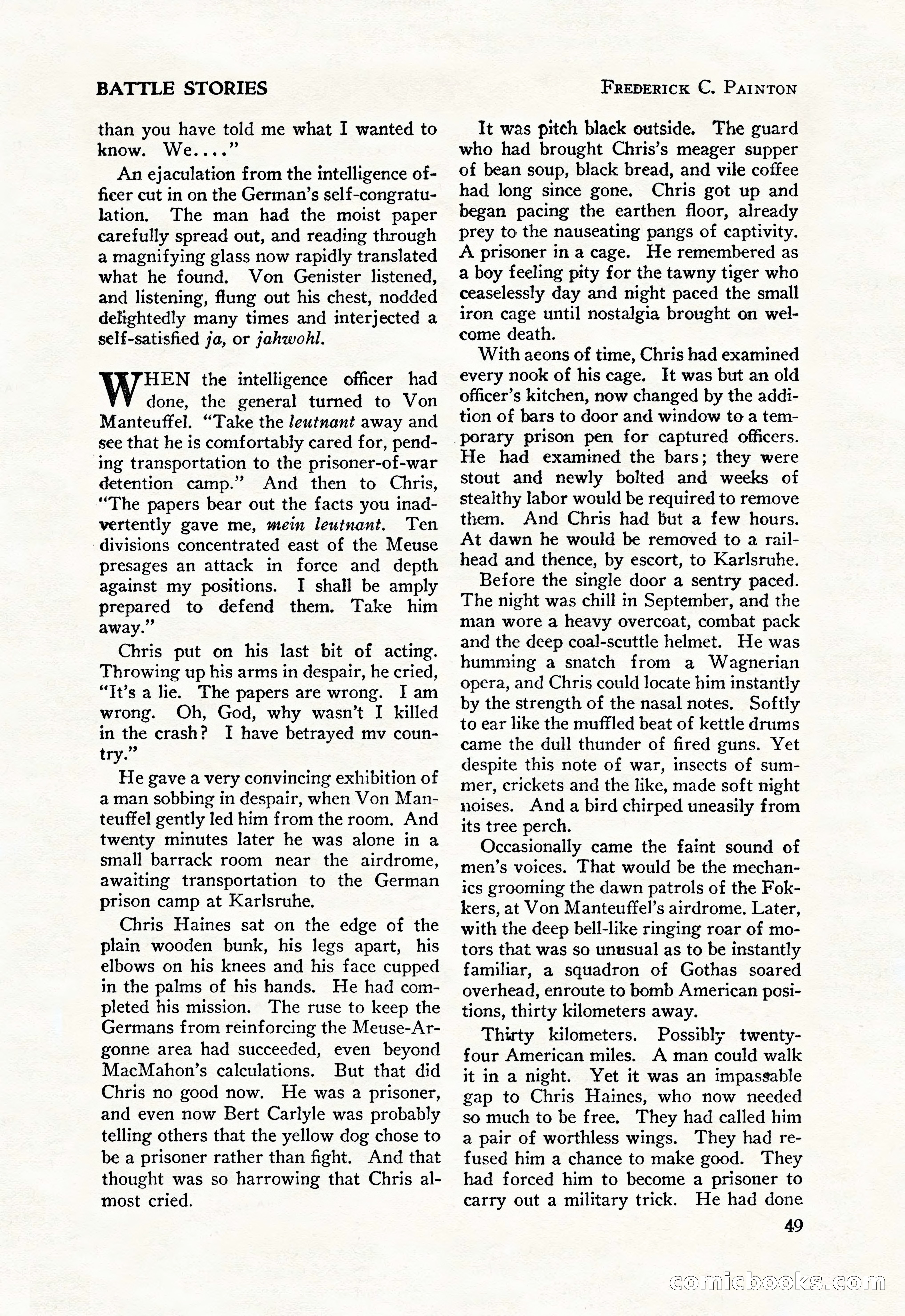 Battle Stories, August 1931 — page 49 of 164