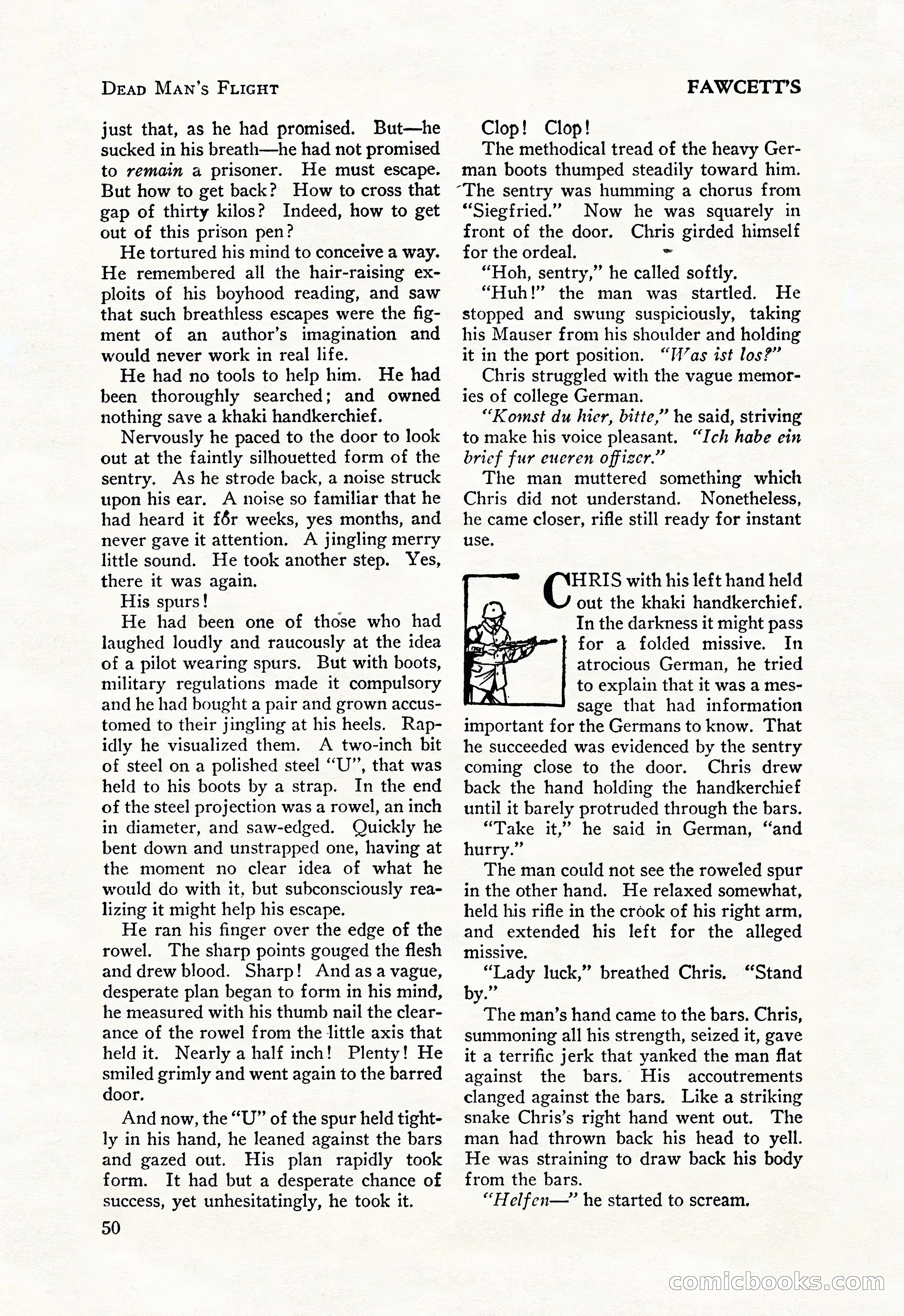 Battle Stories, August 1931 — page 50 of 164