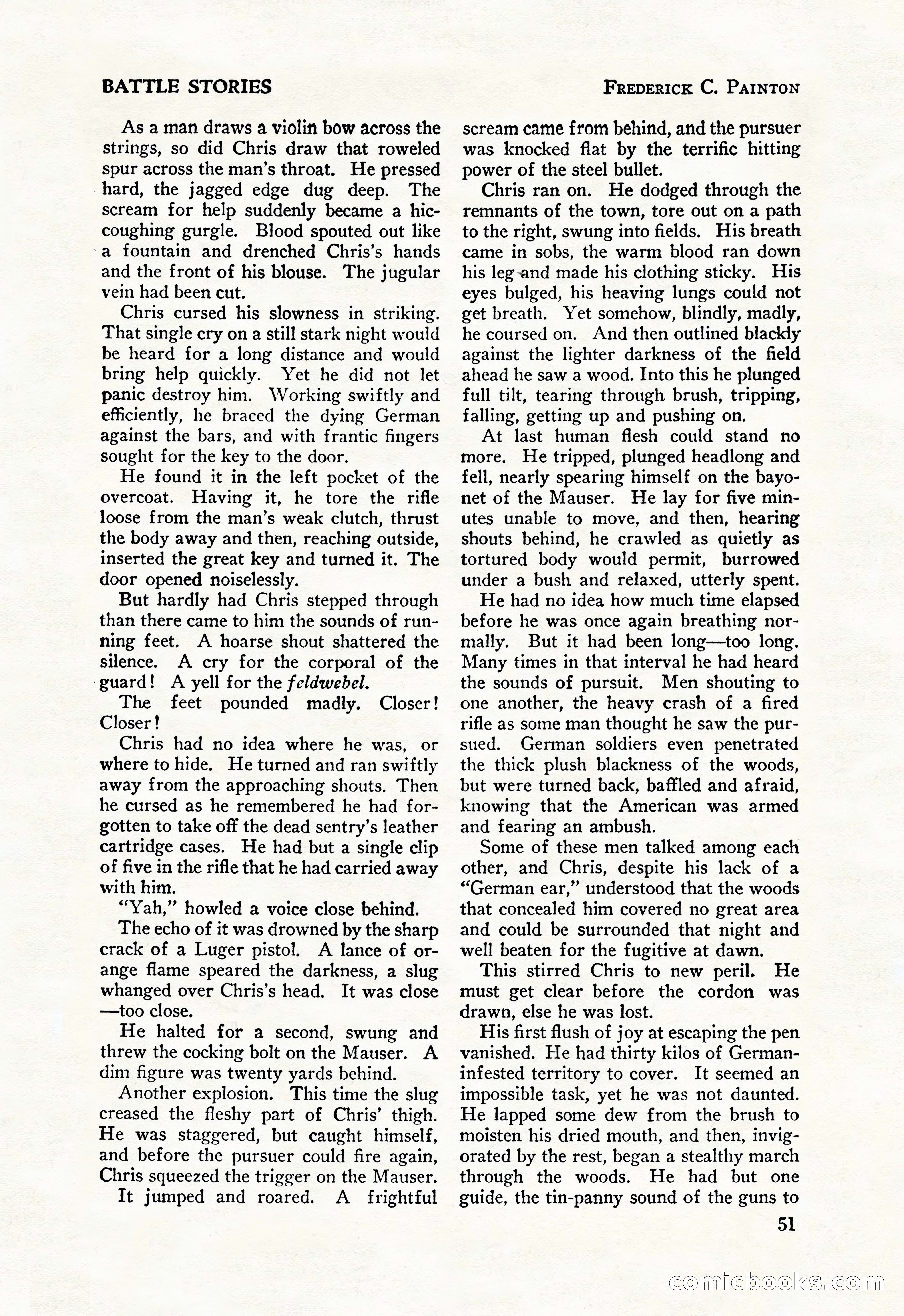 Battle Stories, August 1931 — page 51 of 164