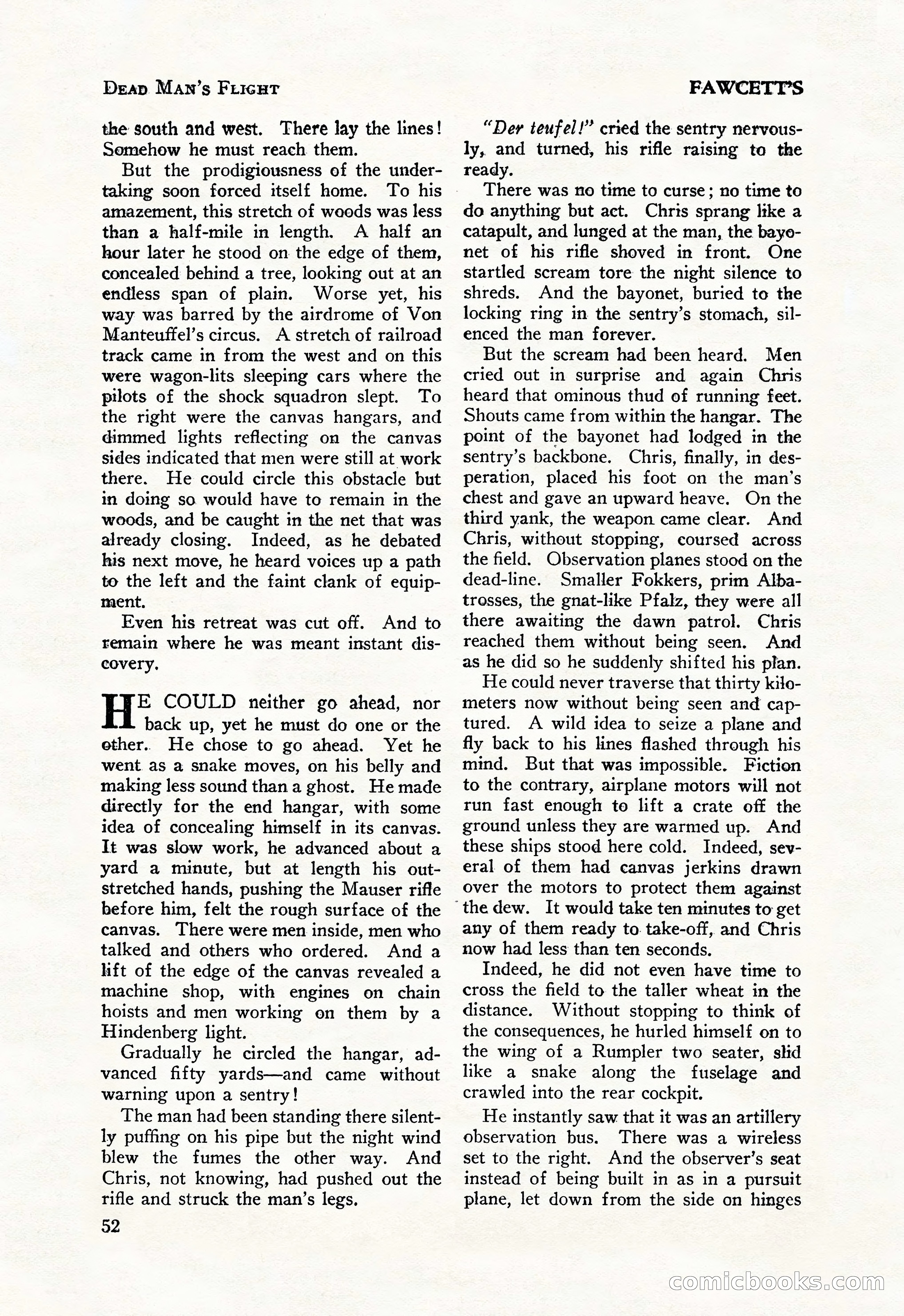 Battle Stories, August 1931 — page 52 of 164