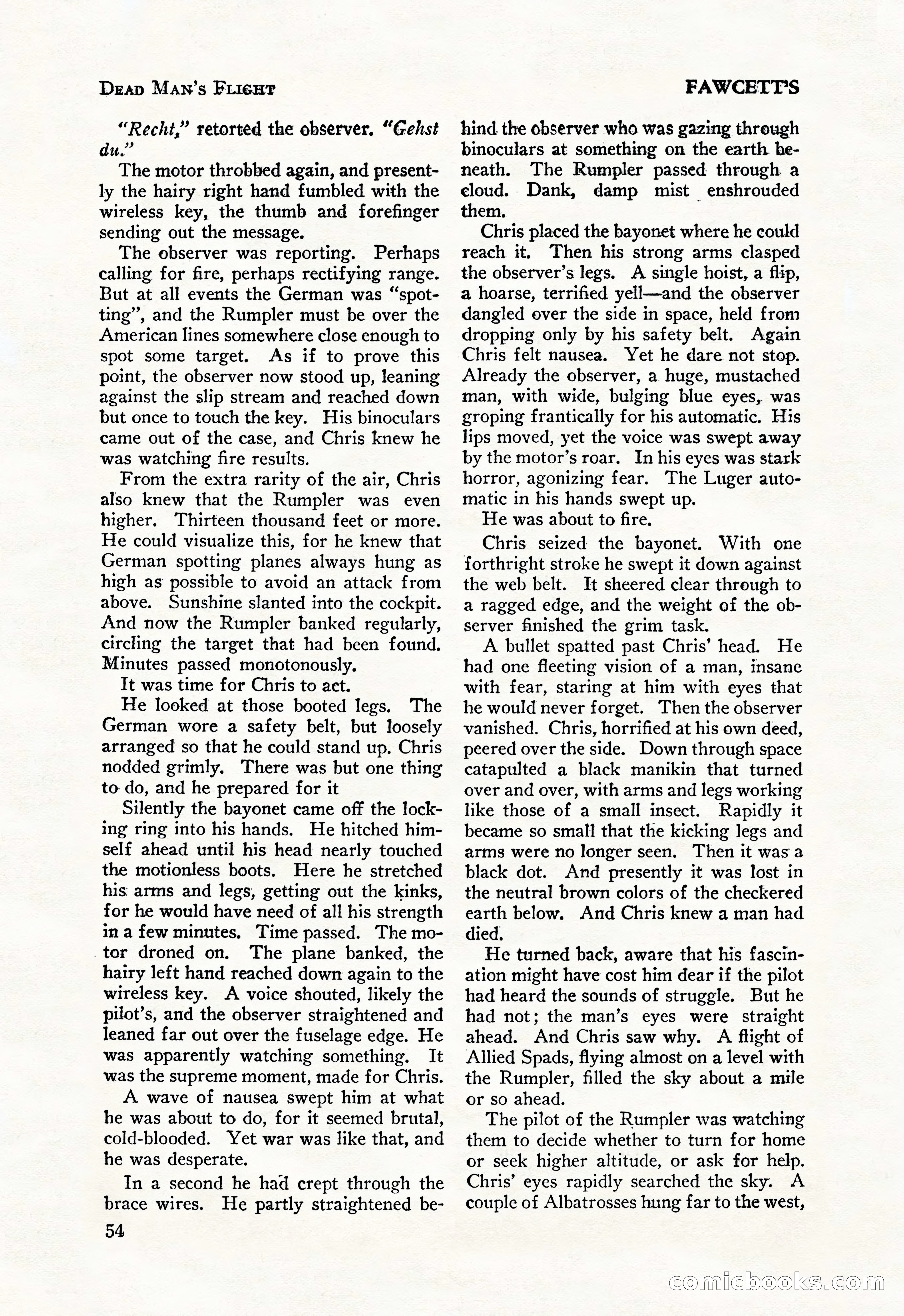 Battle Stories, August 1931 — page 54 of 164