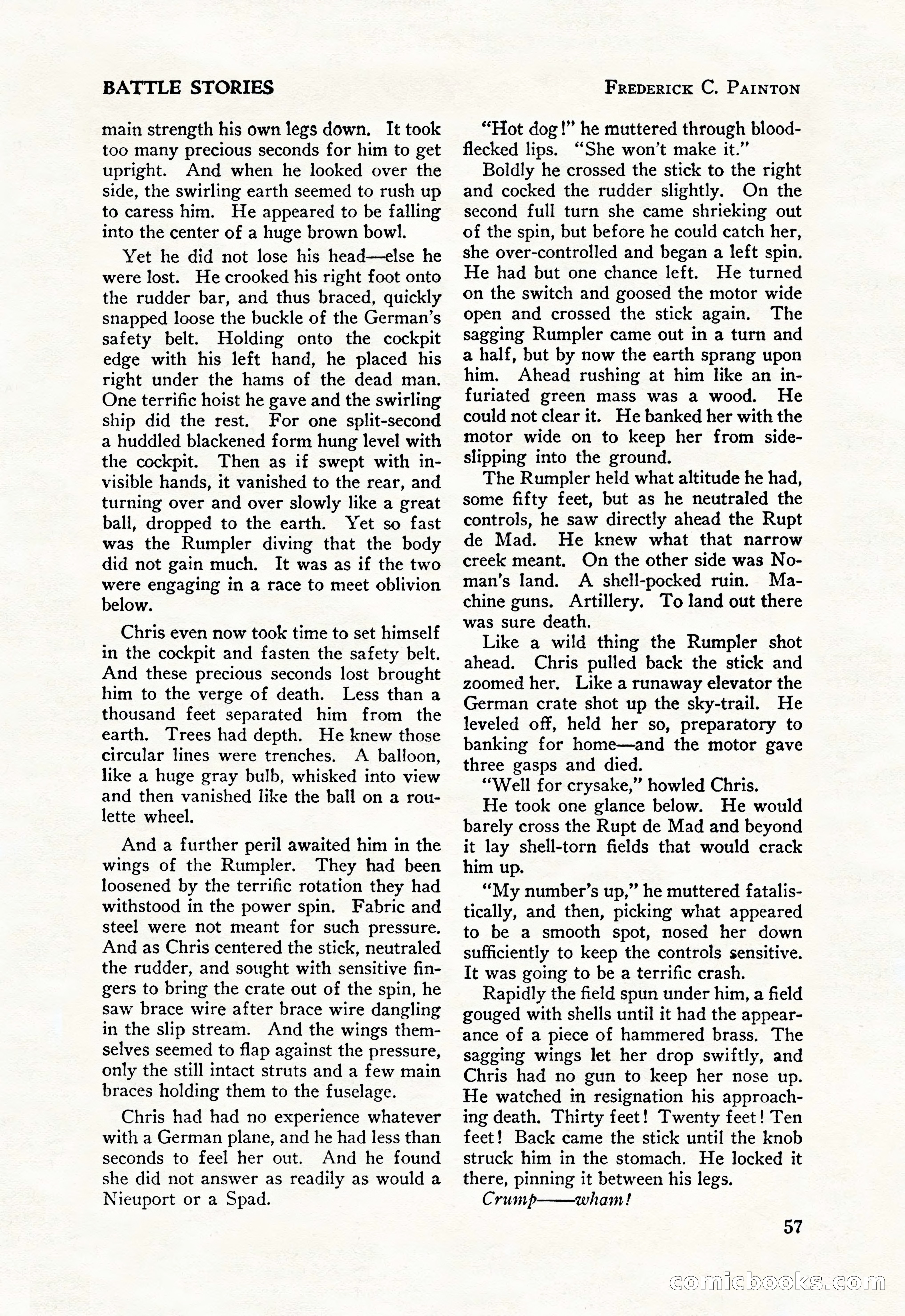 Battle Stories, August 1931 — page 57 of 164