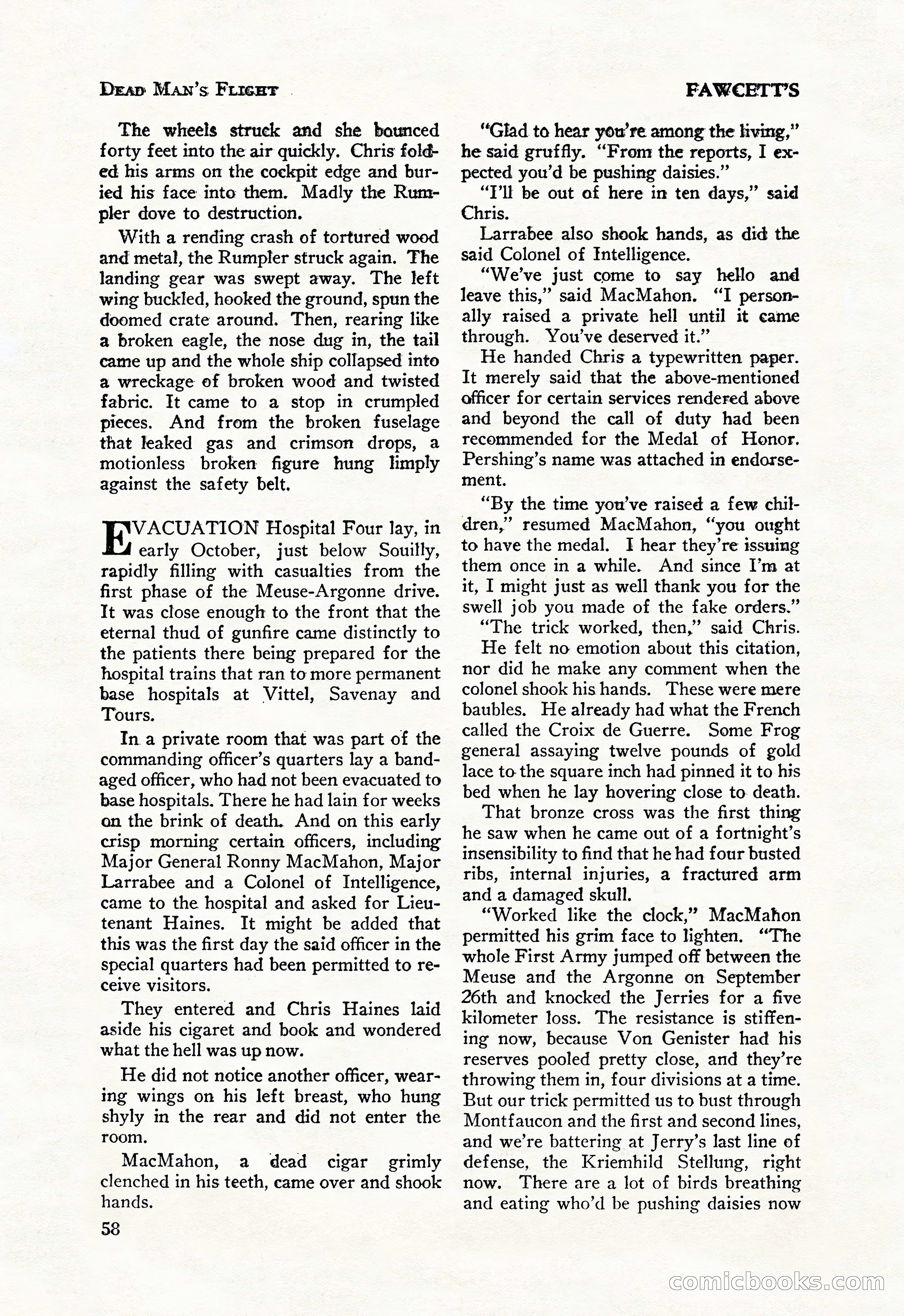 Battle Stories, August 1931 — page 58 of 164