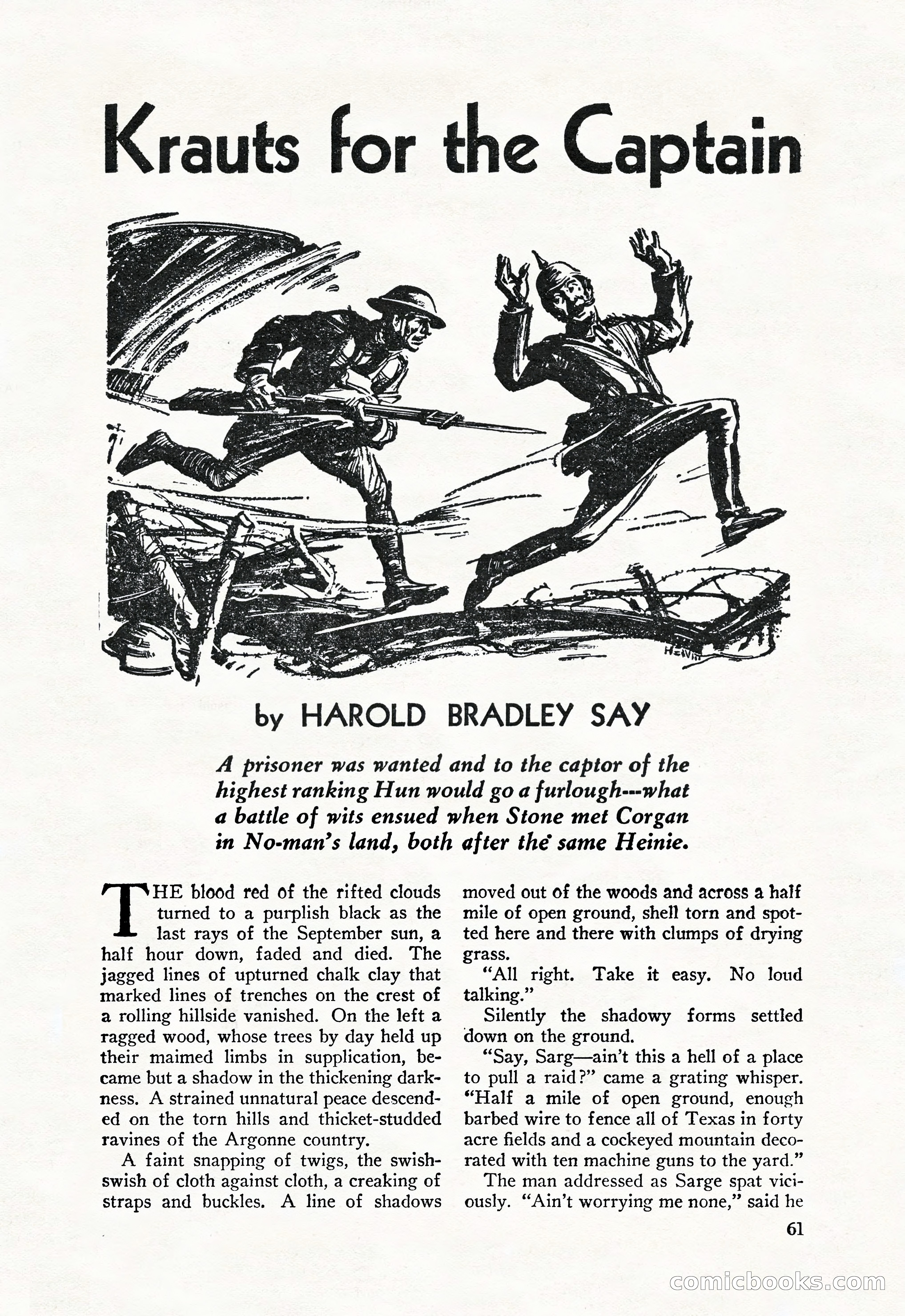 Battle Stories, August 1931 — page 61 of 164