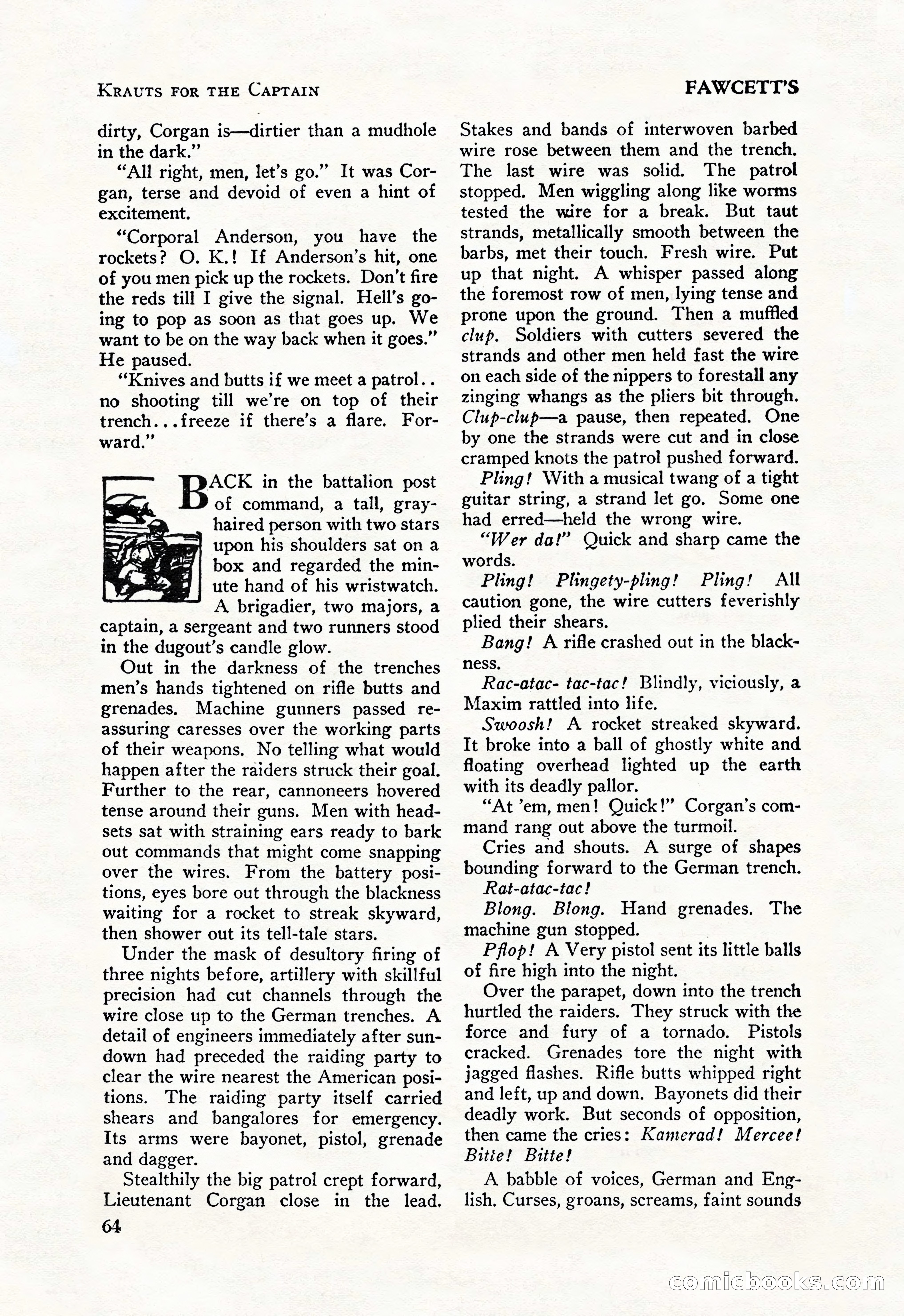 Battle Stories, August 1931 — page 64 of 164