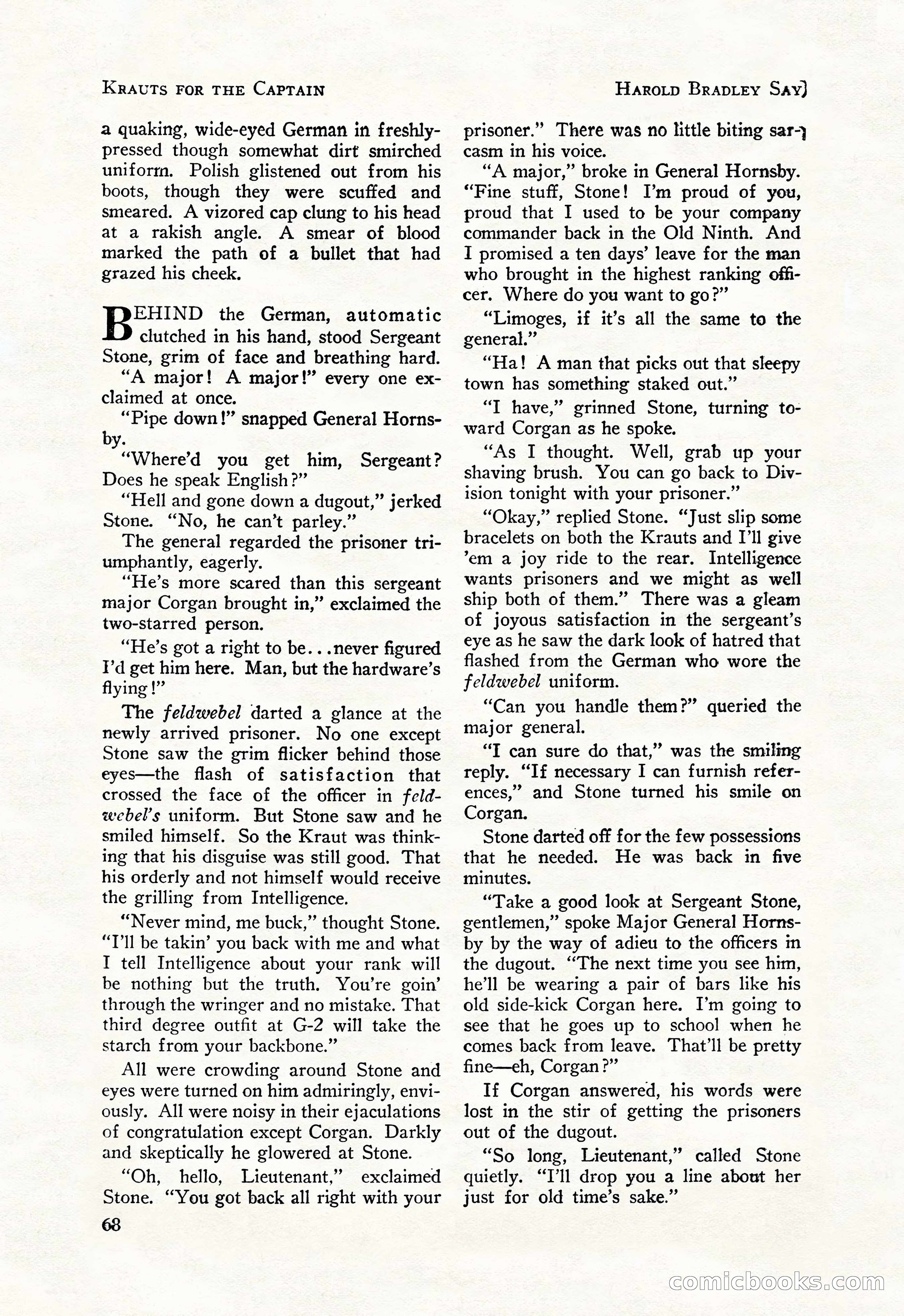 Battle Stories, August 1931 — page 68 of 164