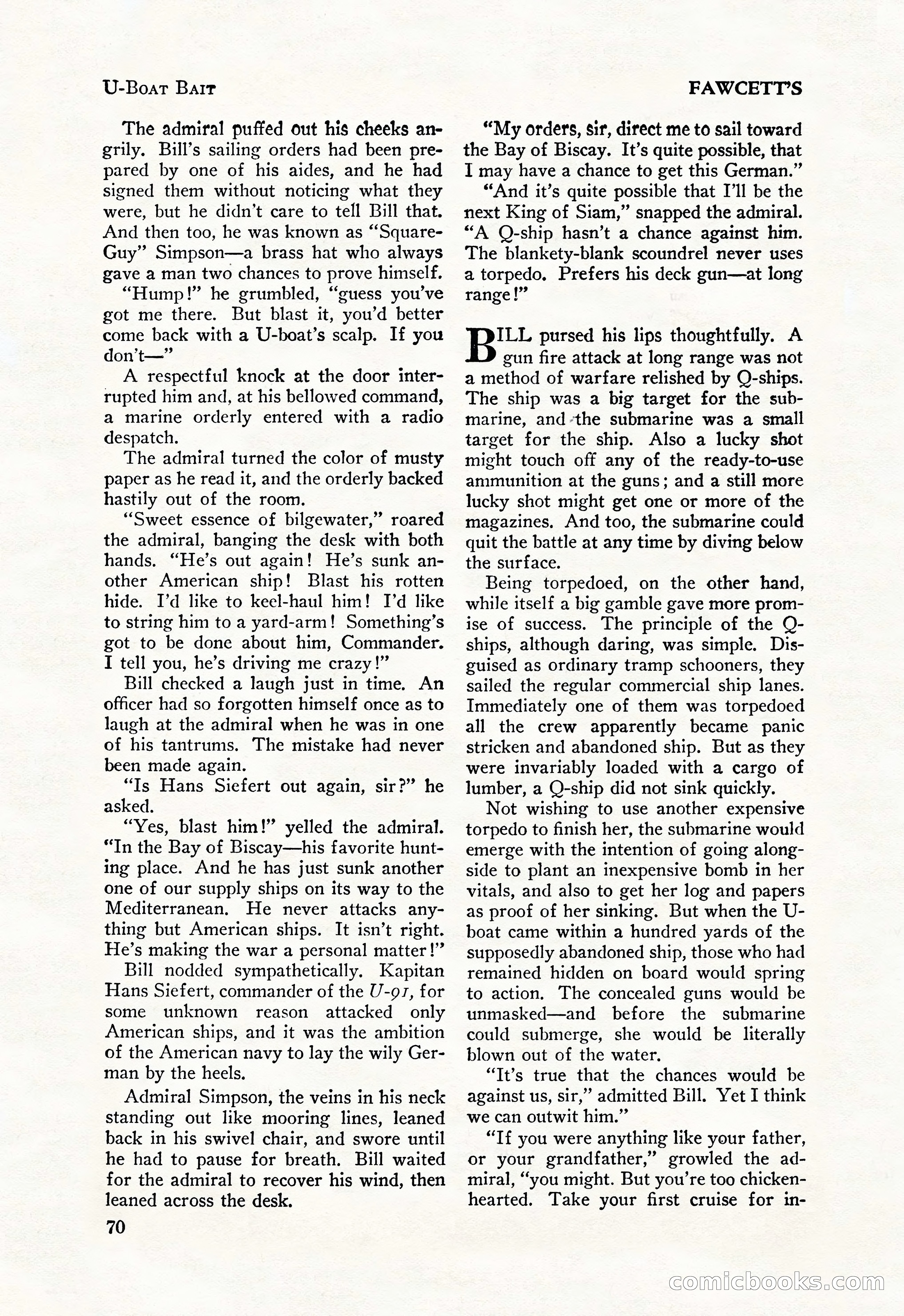 Battle Stories, August 1931 — page 70 of 164