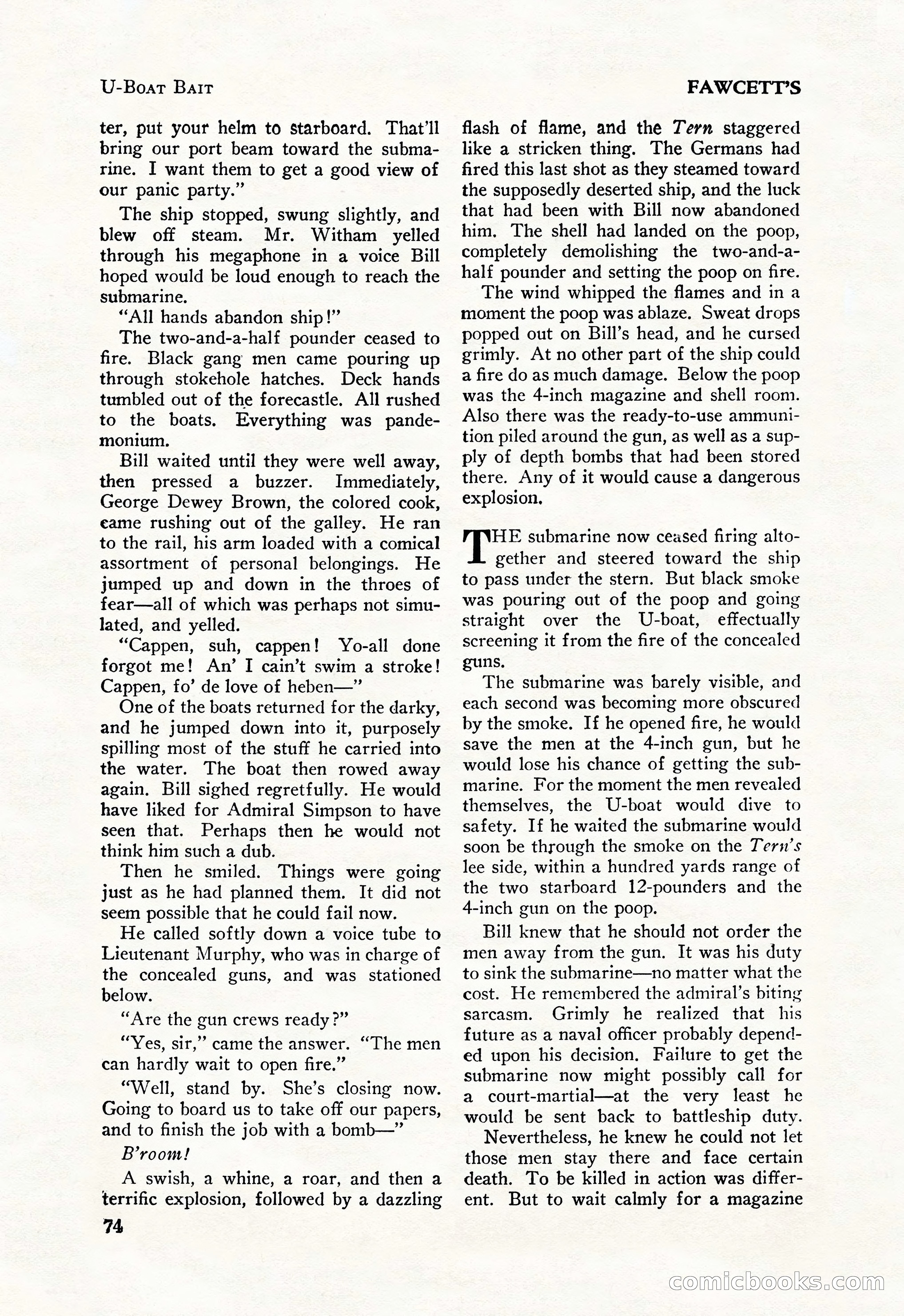 Battle Stories, August 1931 — page 74 of 164