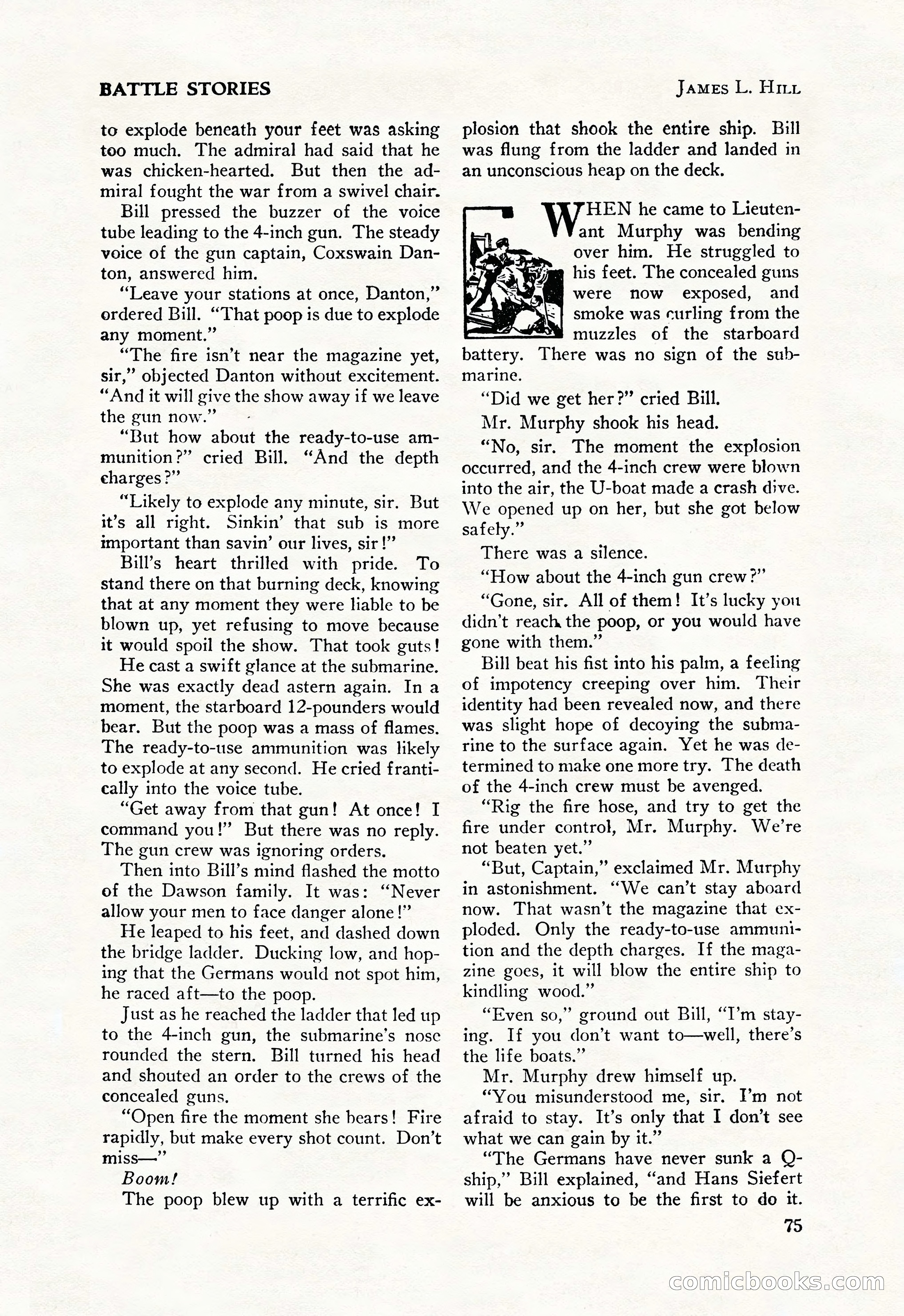 Battle Stories, August 1931 — page 75 of 164