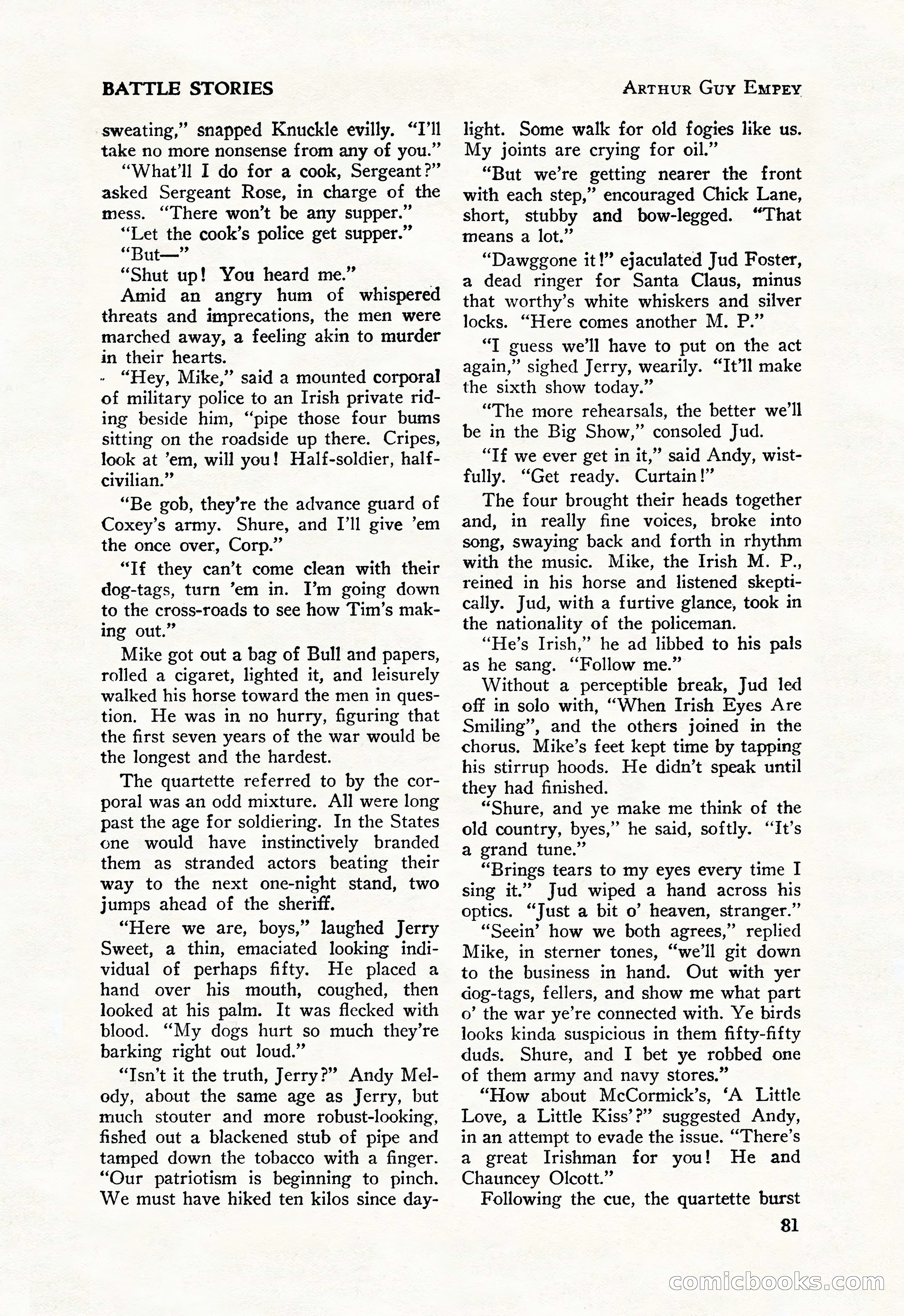 Battle Stories, August 1931 — page 81 of 164
