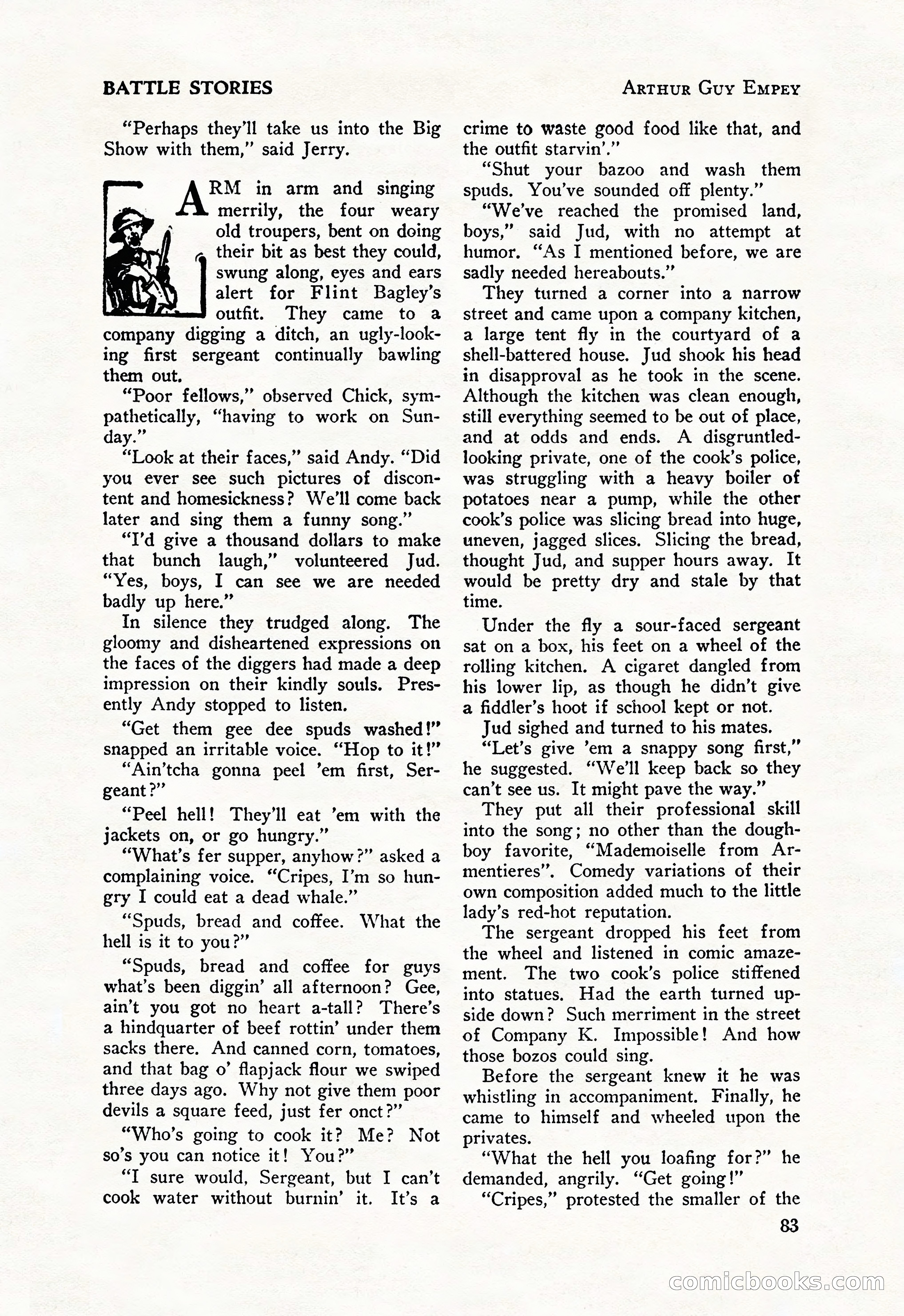 Battle Stories, August 1931 — page 83 of 164