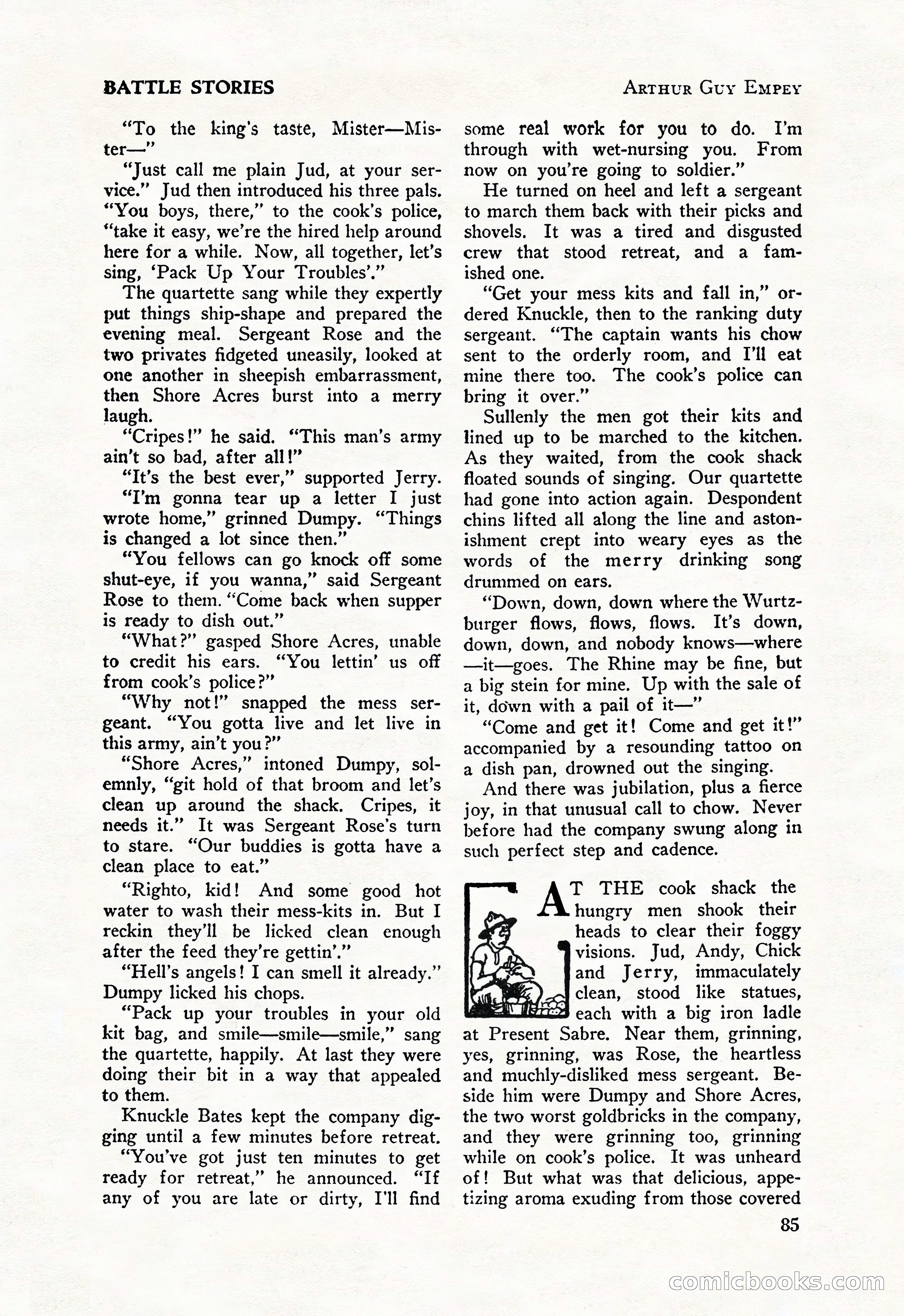 Battle Stories, August 1931 — page 85 of 164