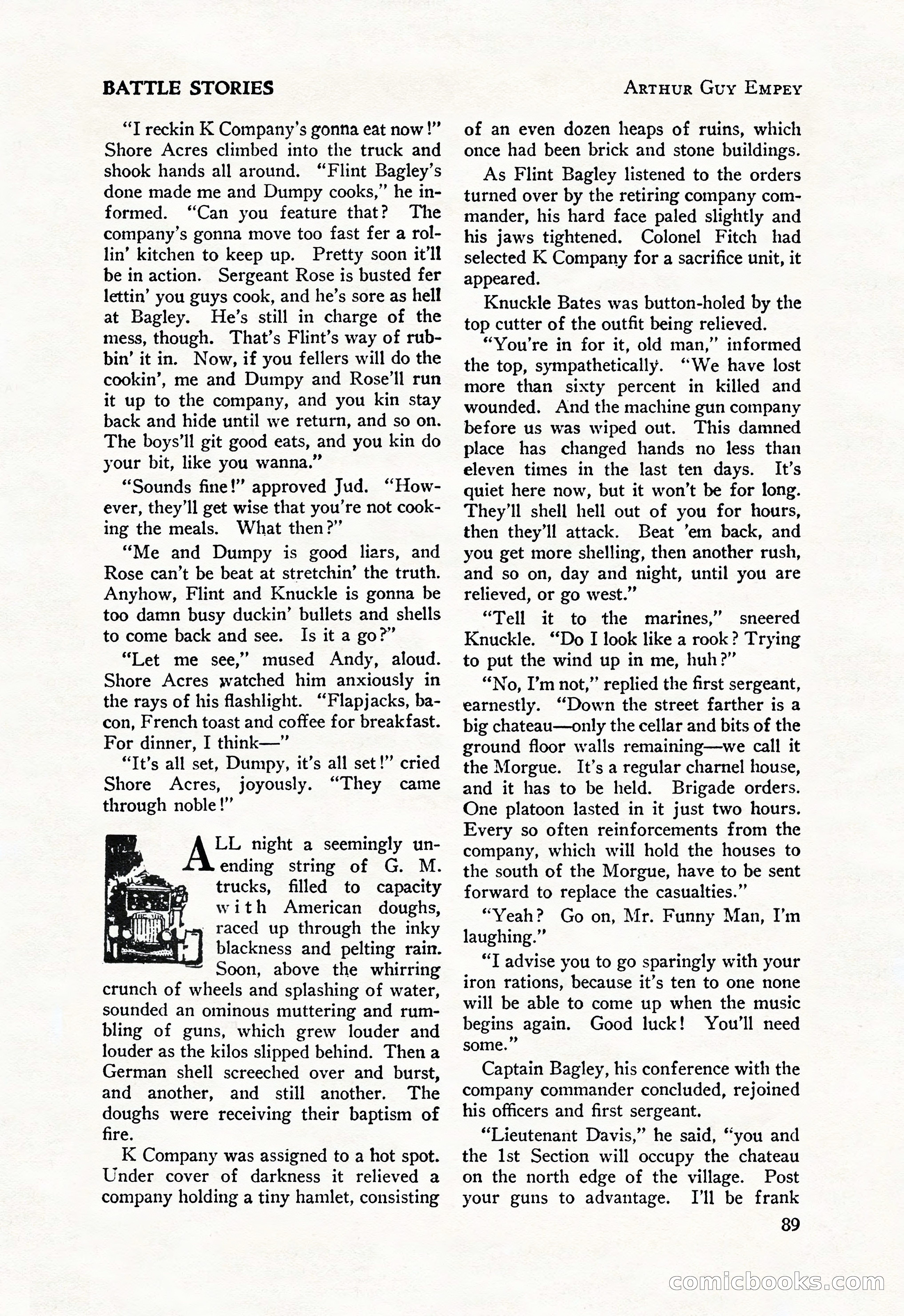 Battle Stories, August 1931 — page 89 of 164