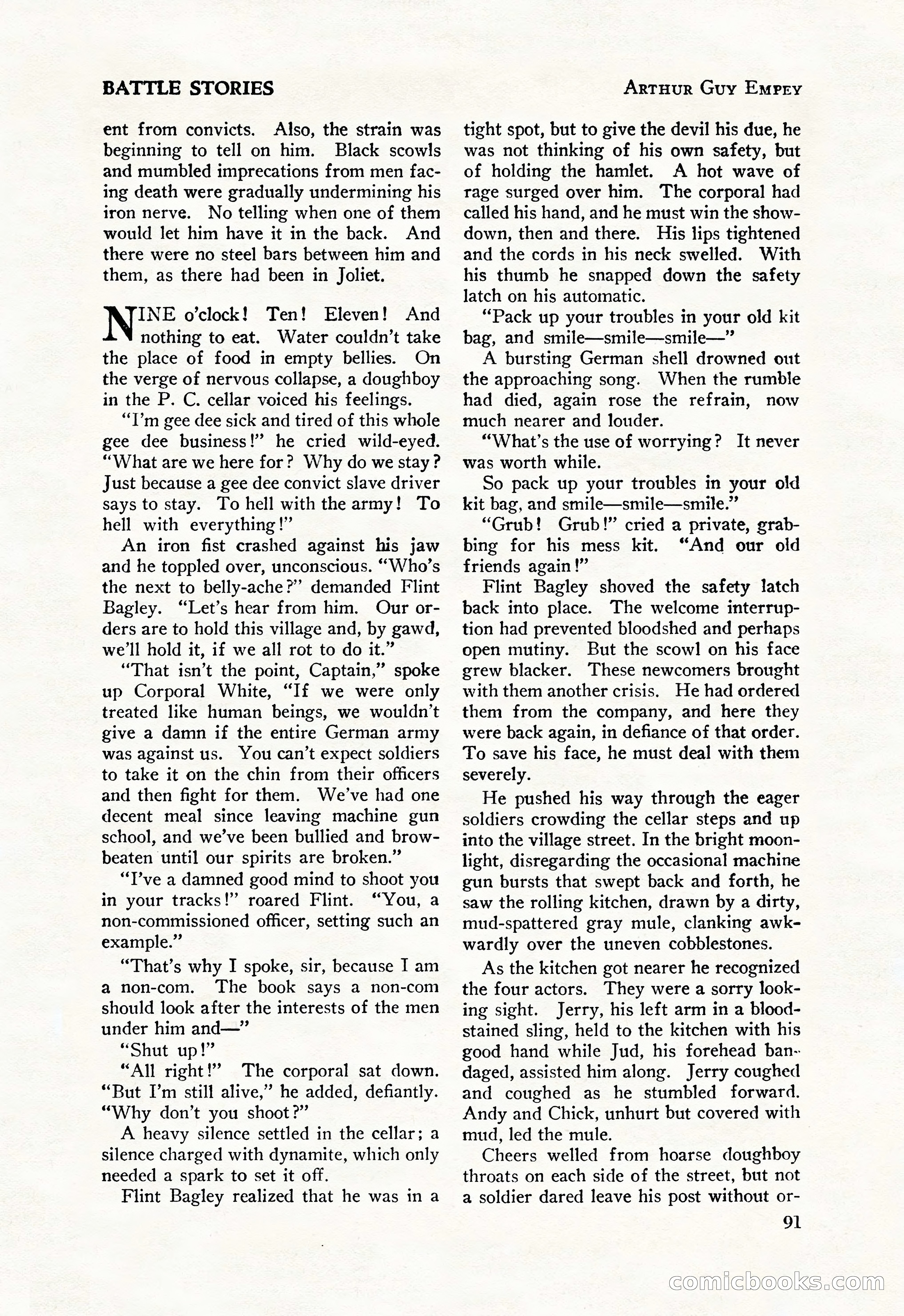 Battle Stories, August 1931 — page 91 of 164