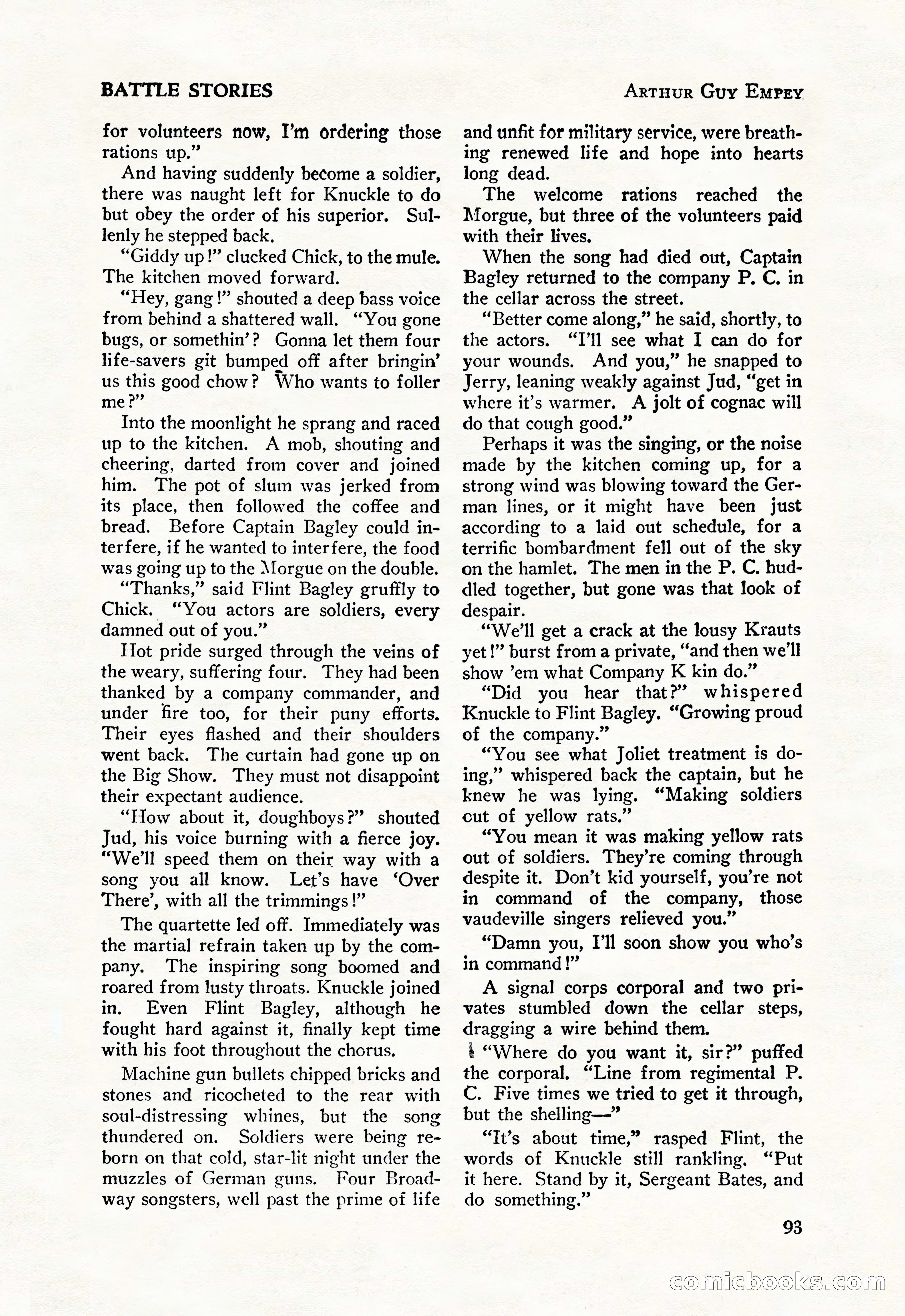 Battle Stories, August 1931 — page 93 of 164