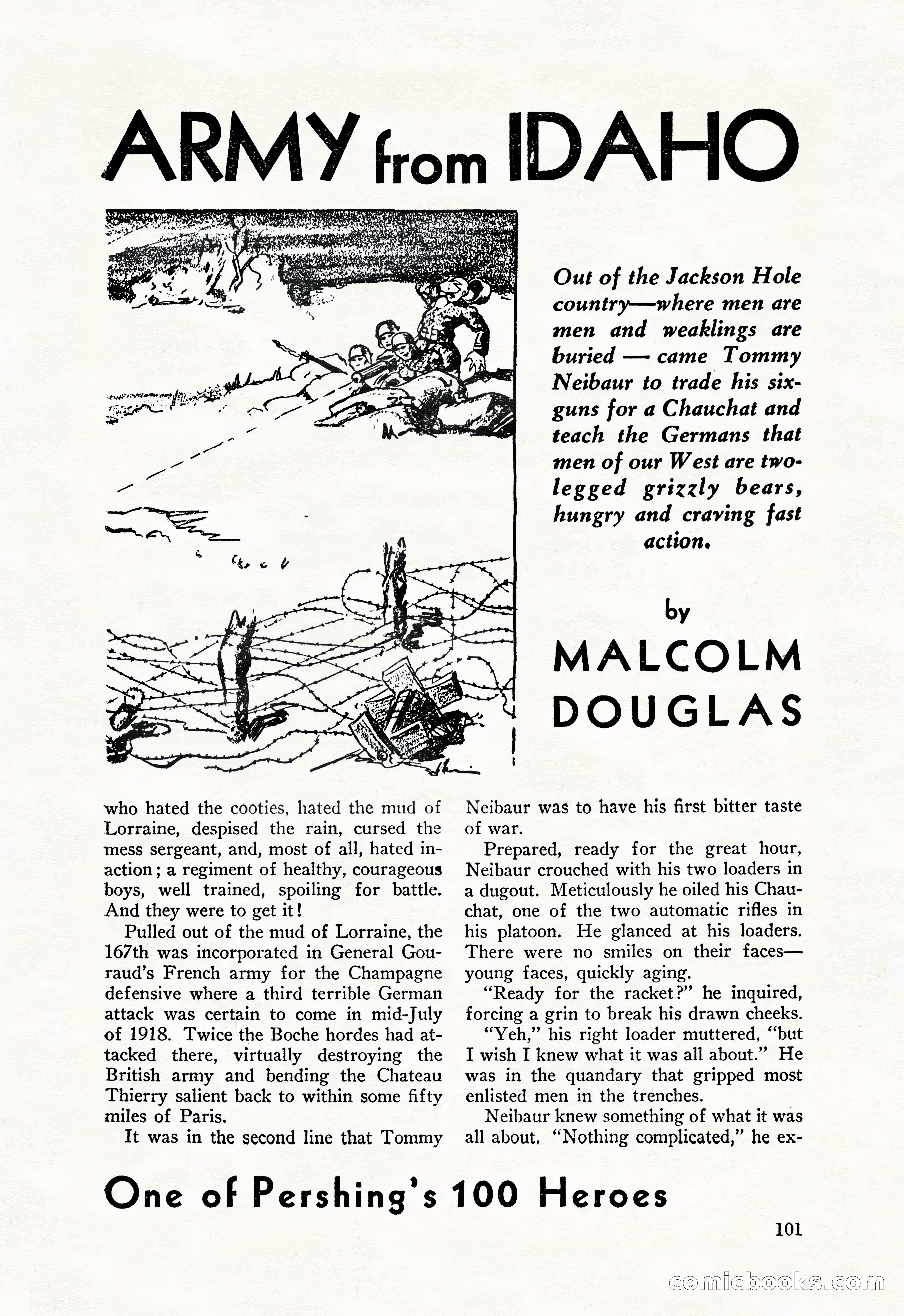 Battle Stories, August 1931 — page 101 of 164