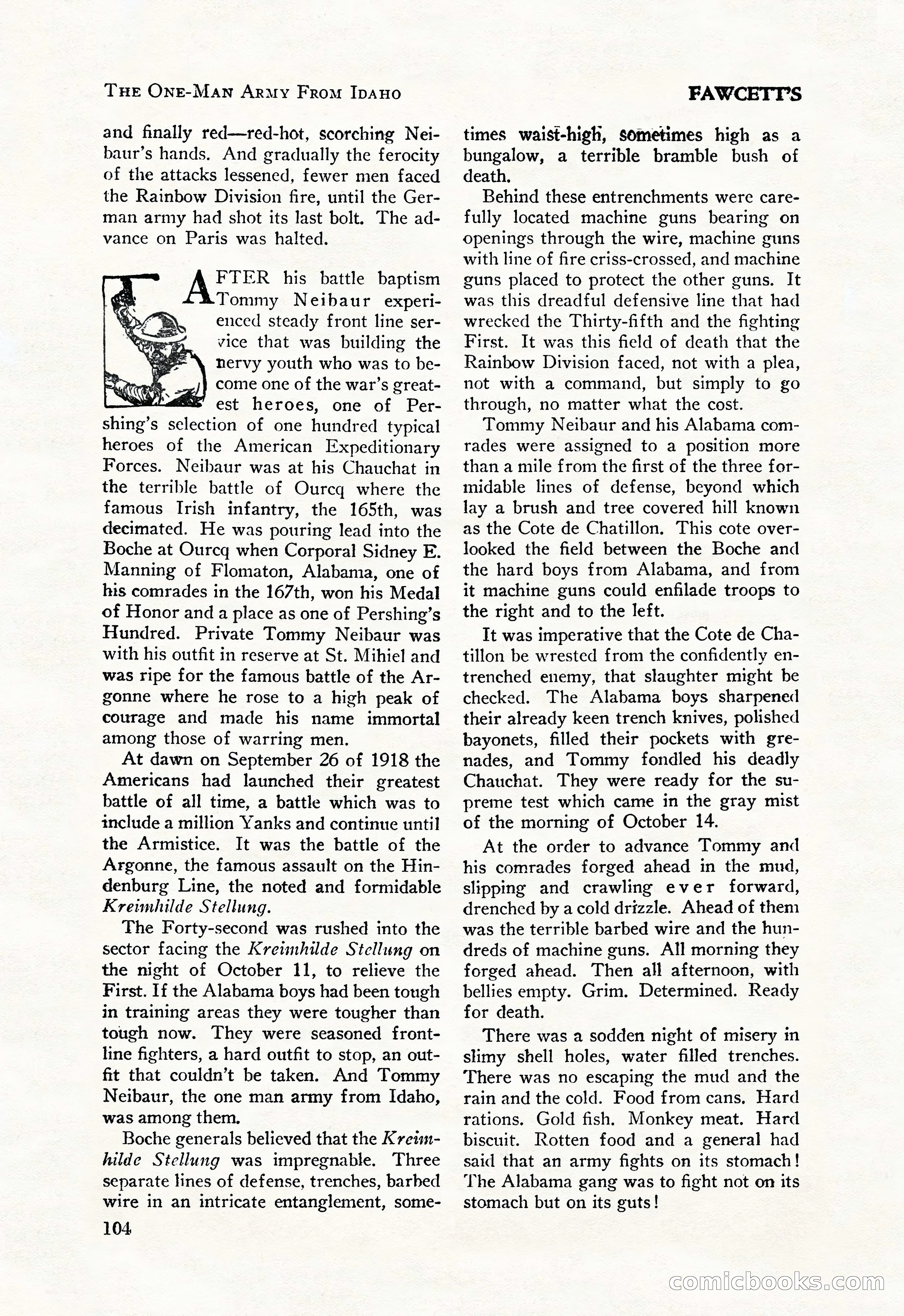 Battle Stories, August 1931 — page 104 of 164