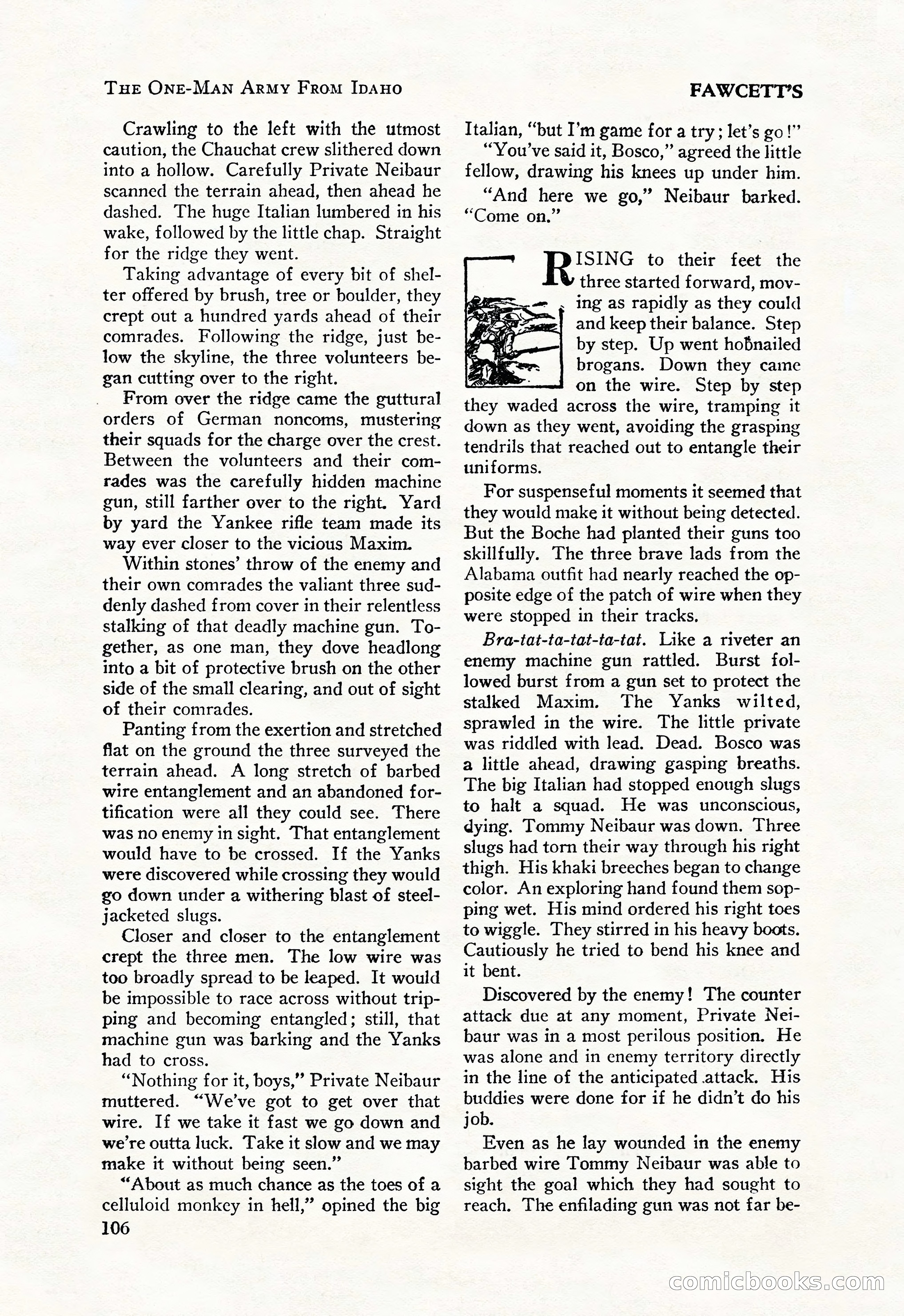 Battle Stories, August 1931 — page 106 of 164