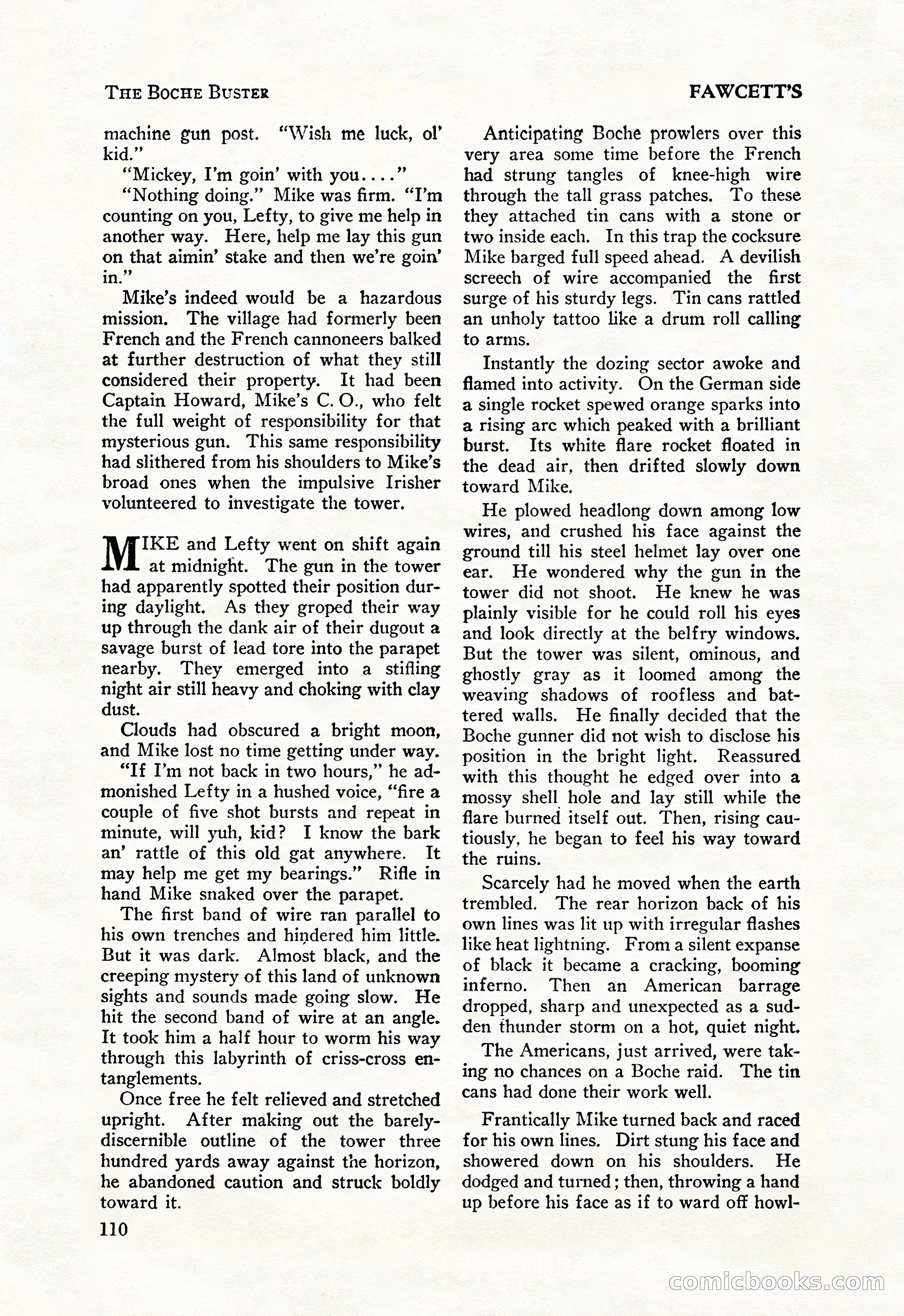 Battle Stories, August 1931 — page 110 of 164