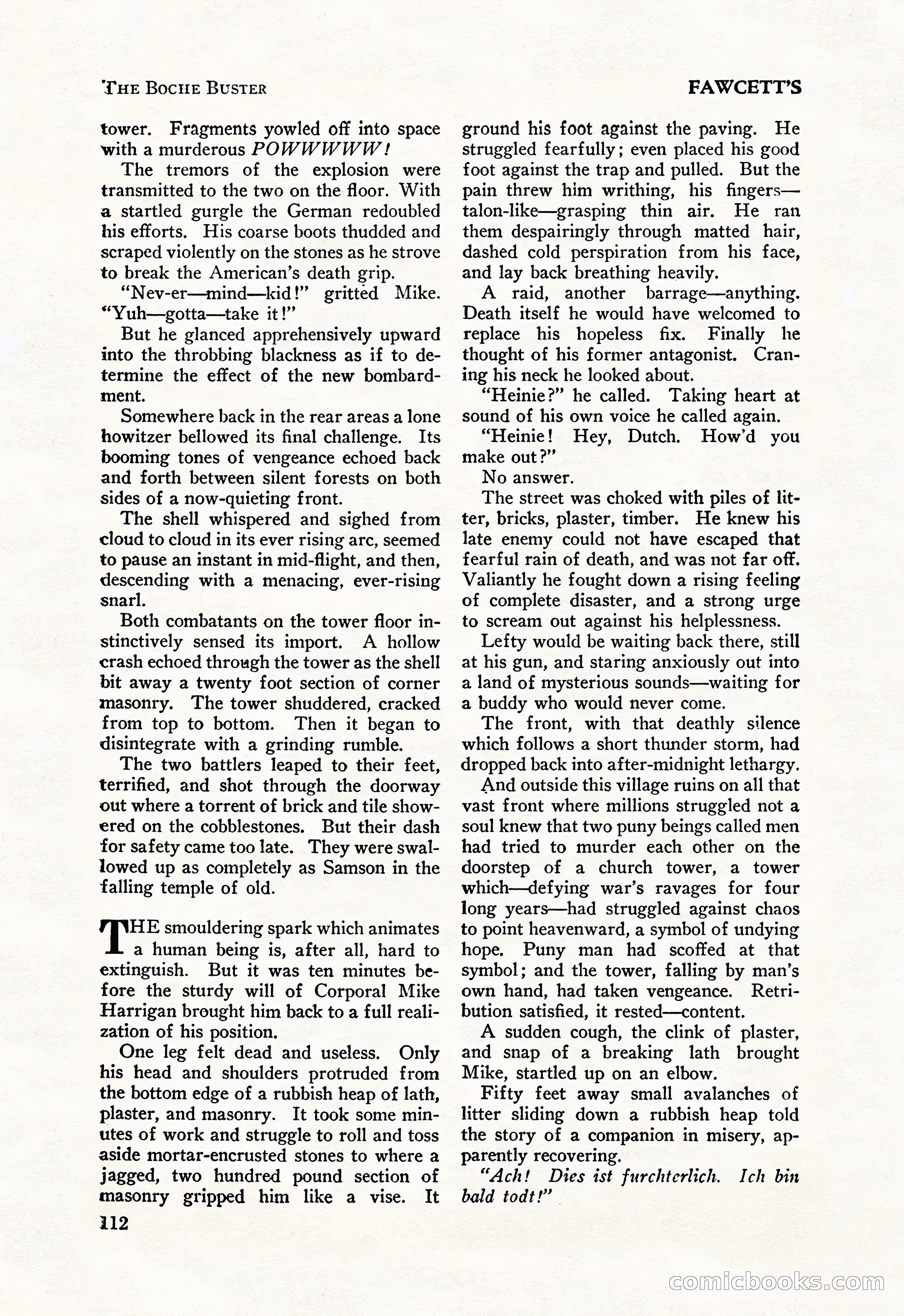 Battle Stories, August 1931 — page 112 of 164