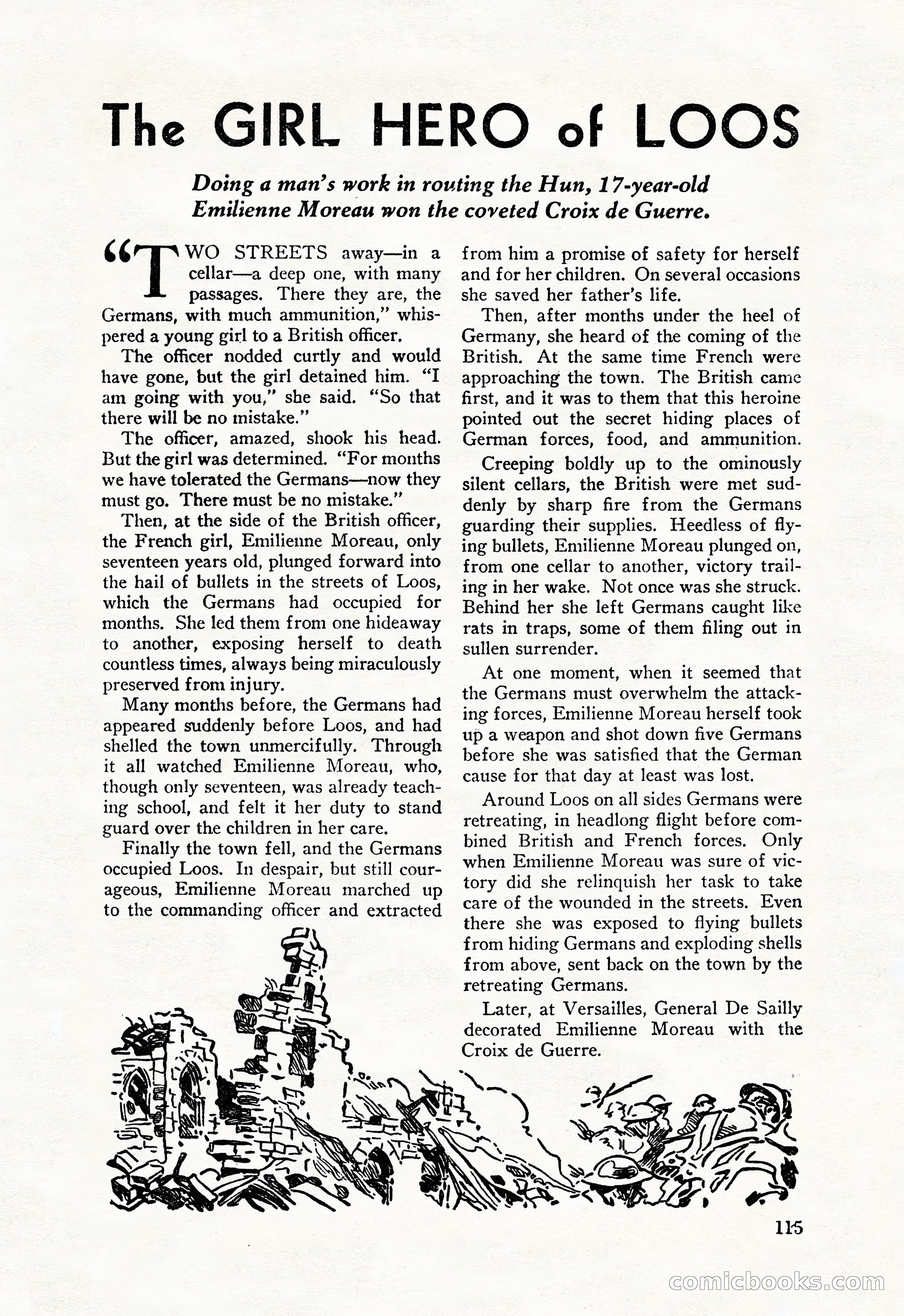 Battle Stories, August 1931 — page 115 of 164