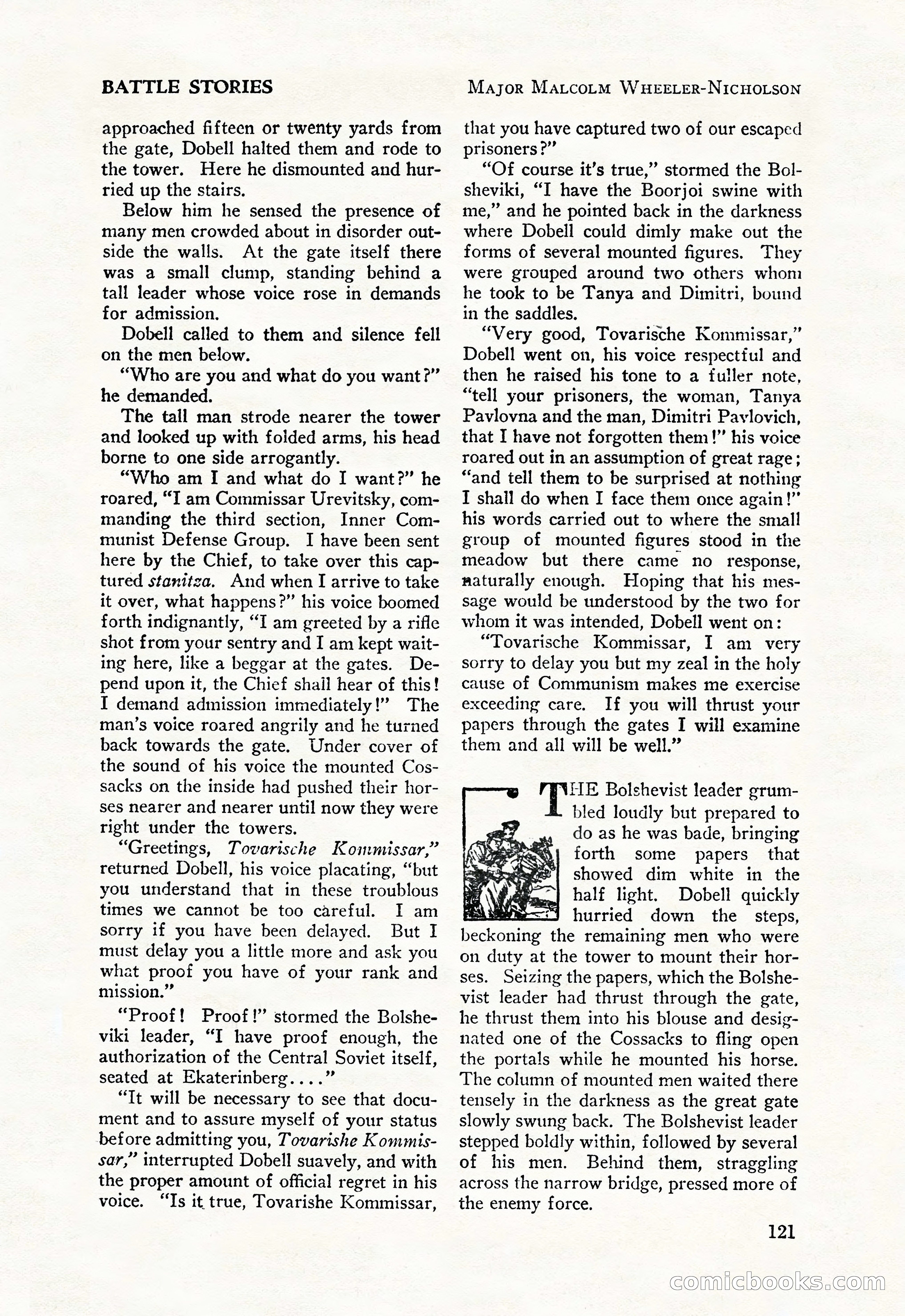 Battle Stories, August 1931 — page 121 of 164