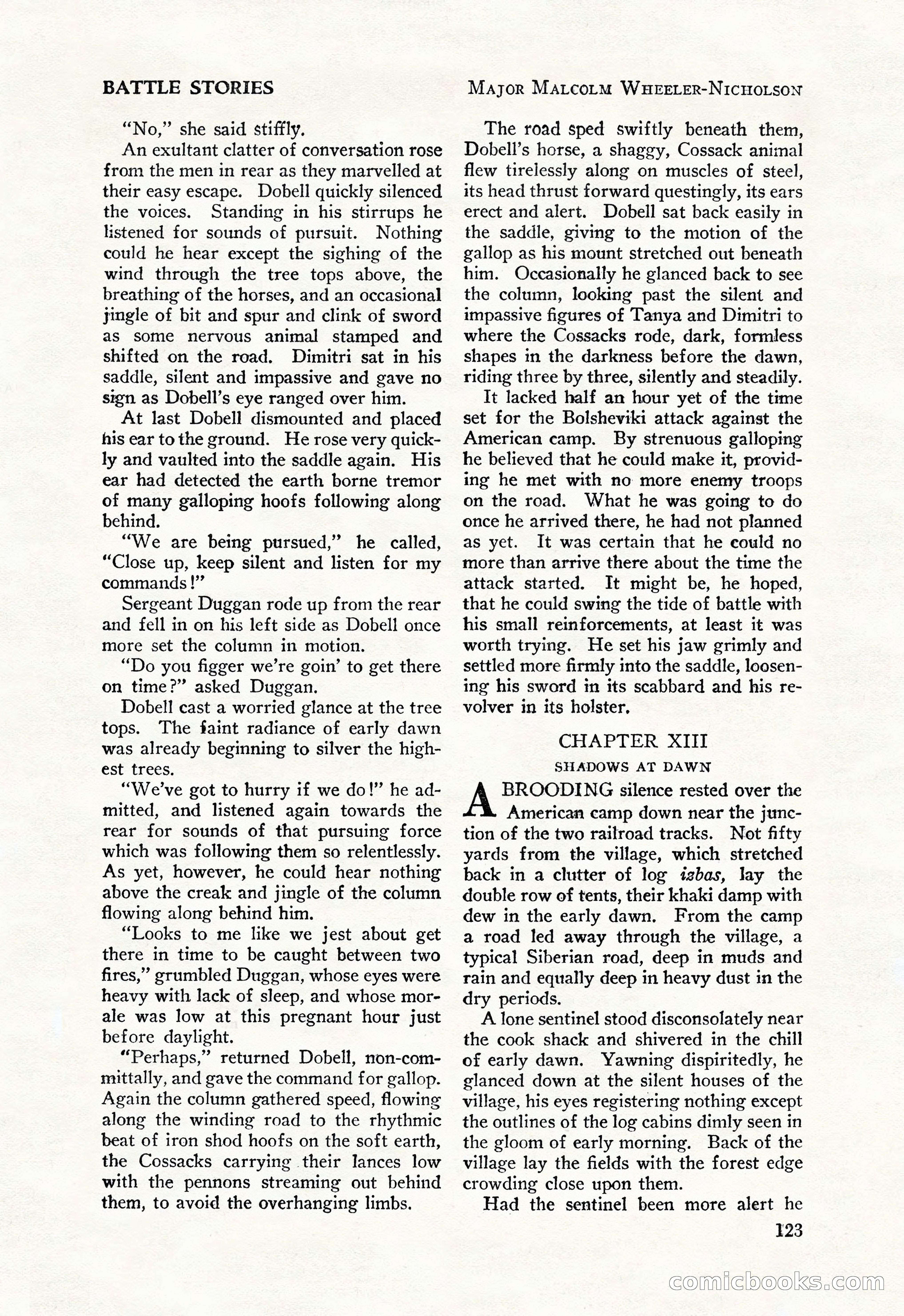 Battle Stories, August 1931 — page 123 of 164